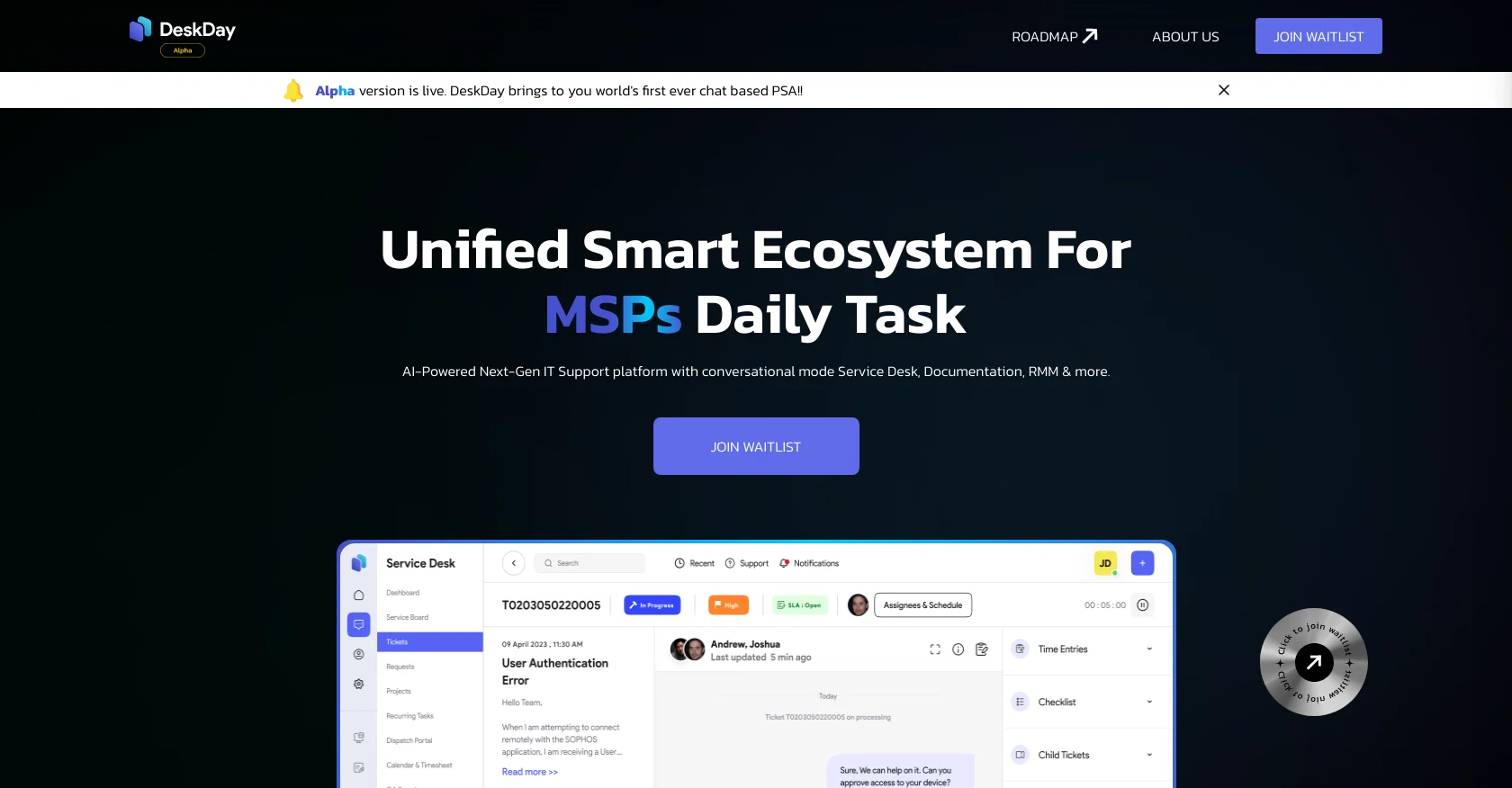 DeskDay website