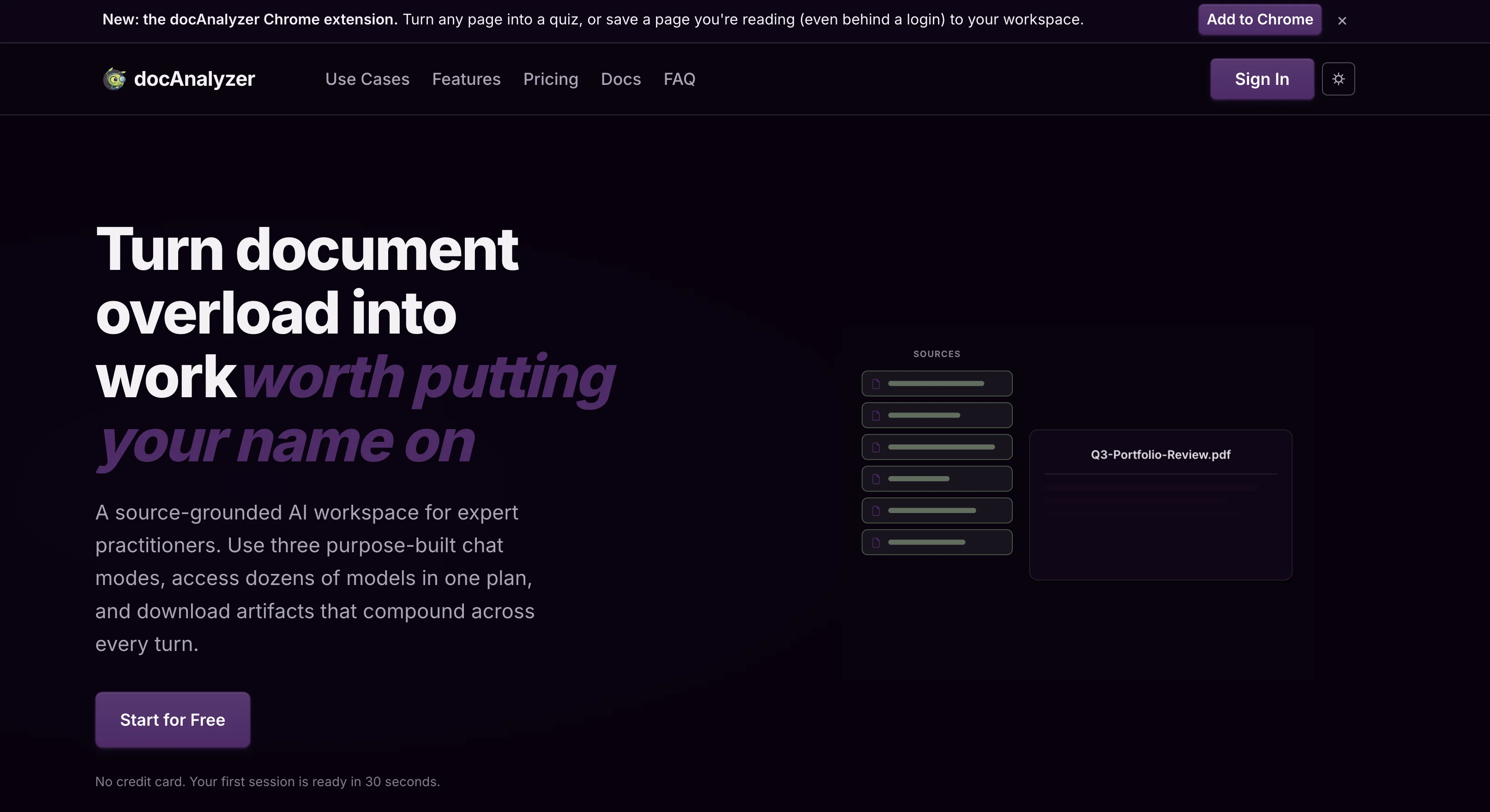 docAnalyzer website