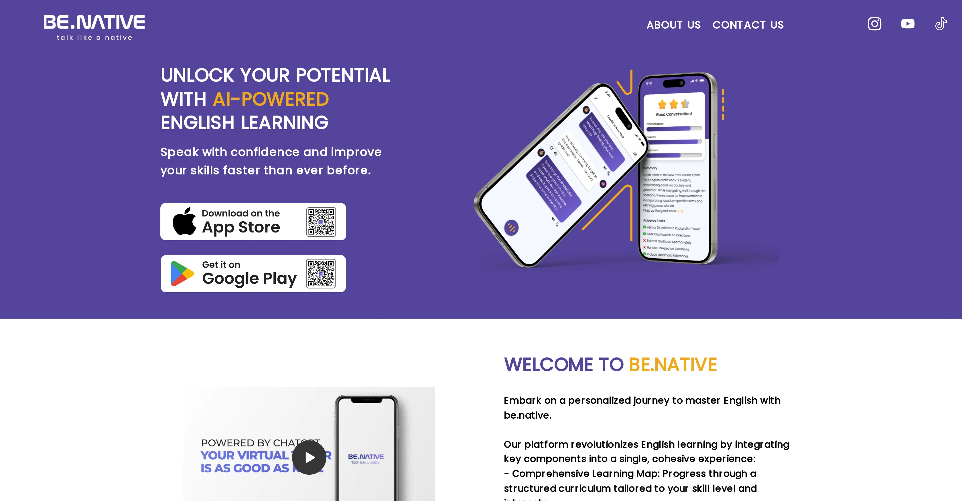 Benative website