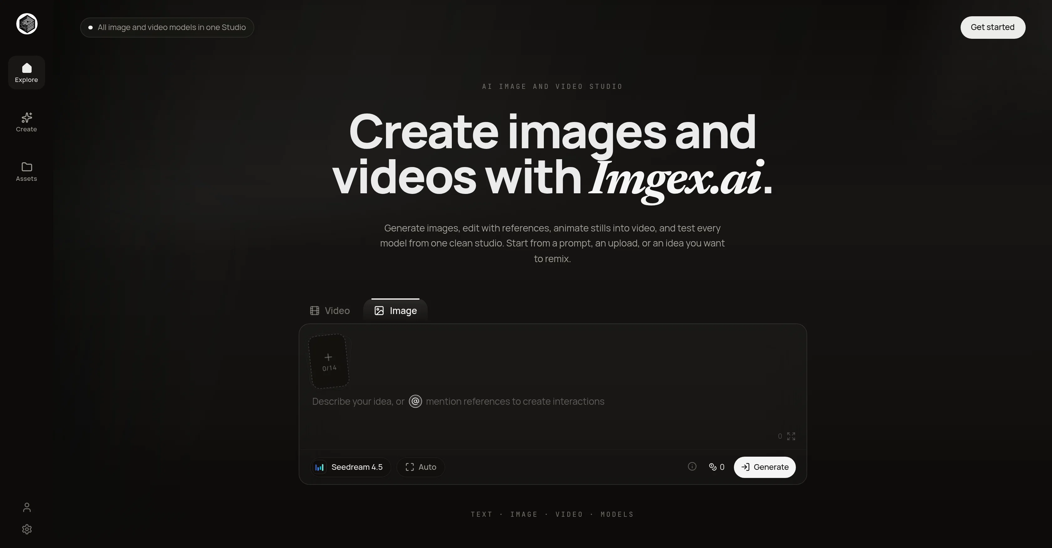 Imgex.ai website