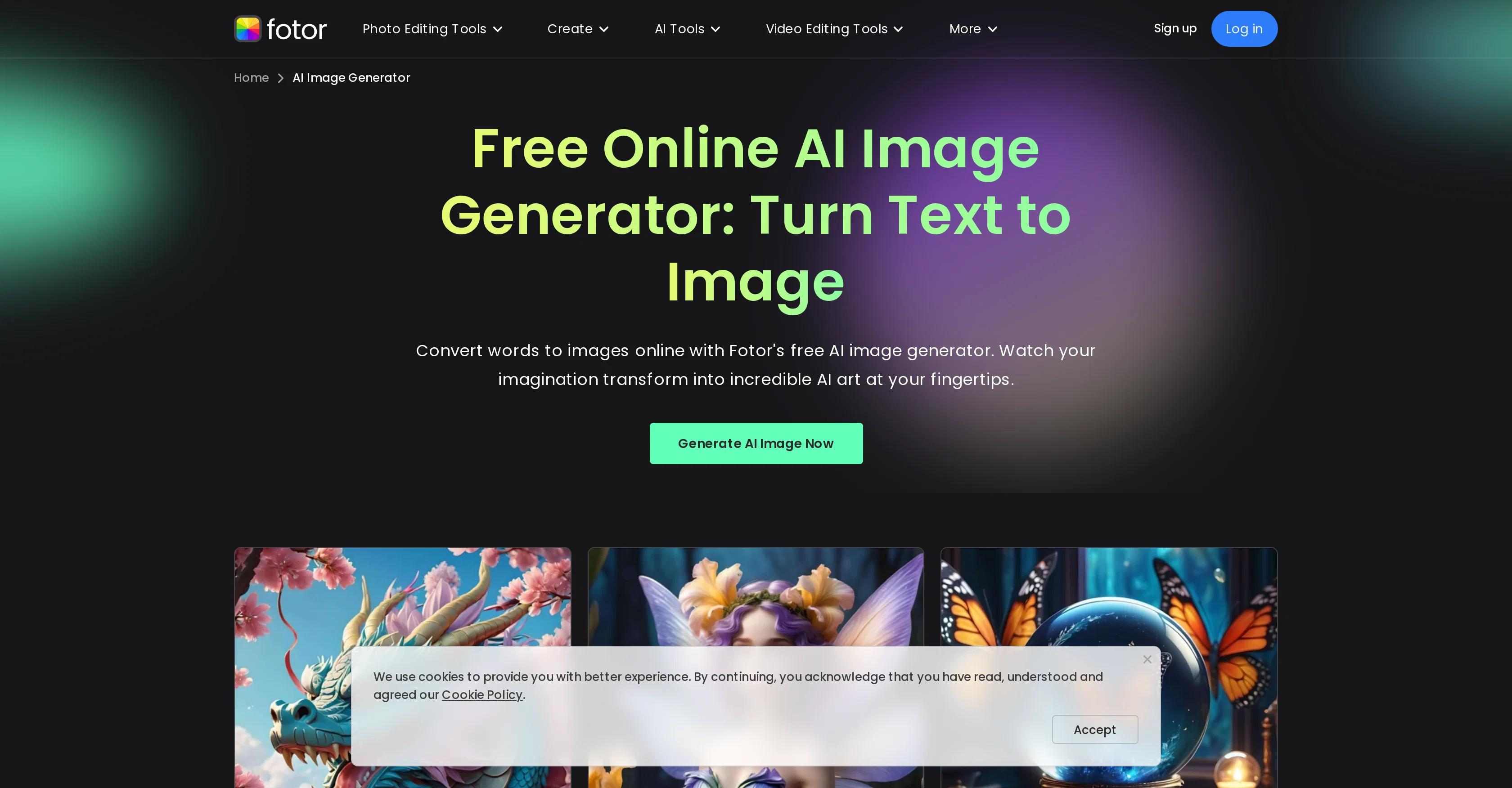 Fotor website