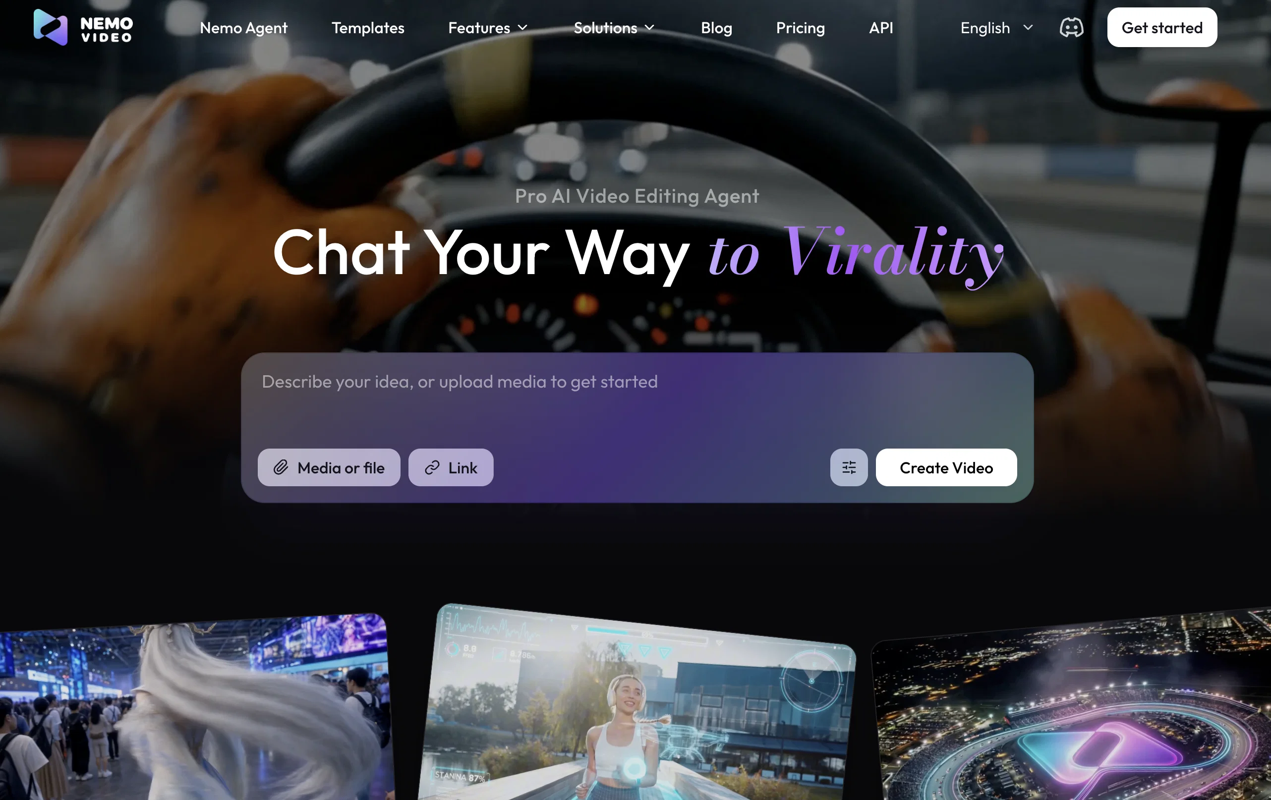 NemoVideo website