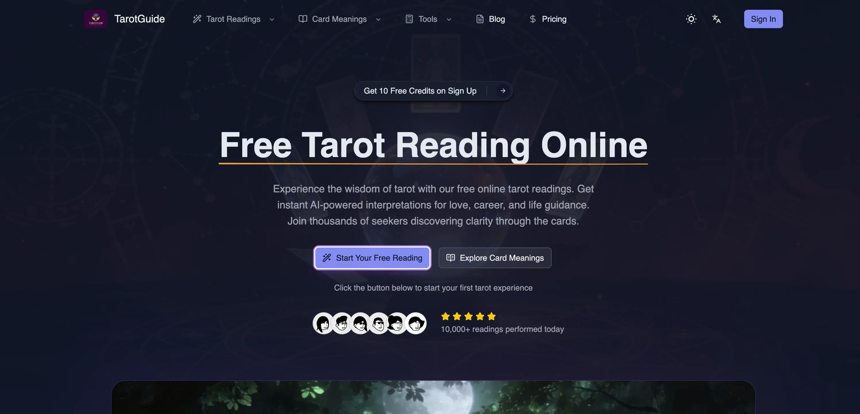 TarotGuide website