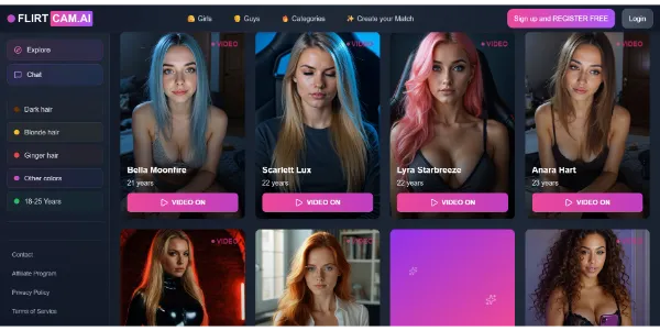 FLIRTcam AI