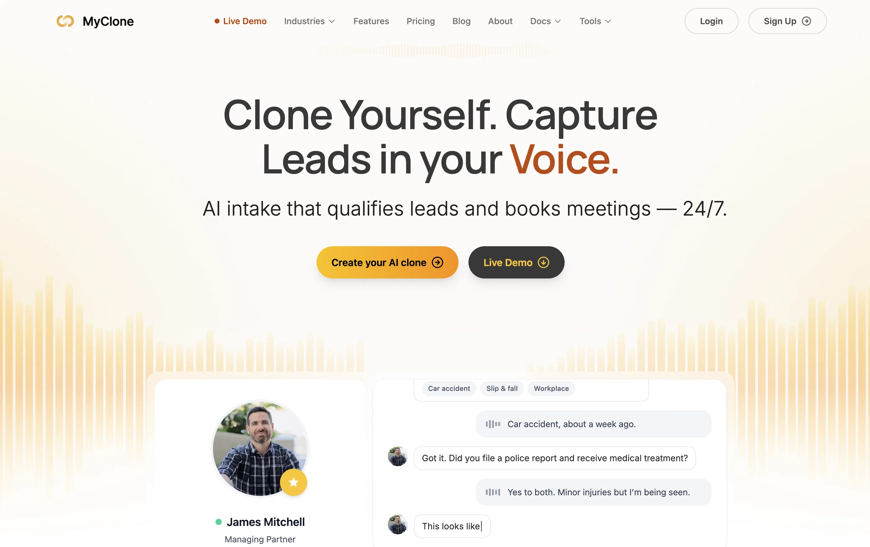 MyClone.is website