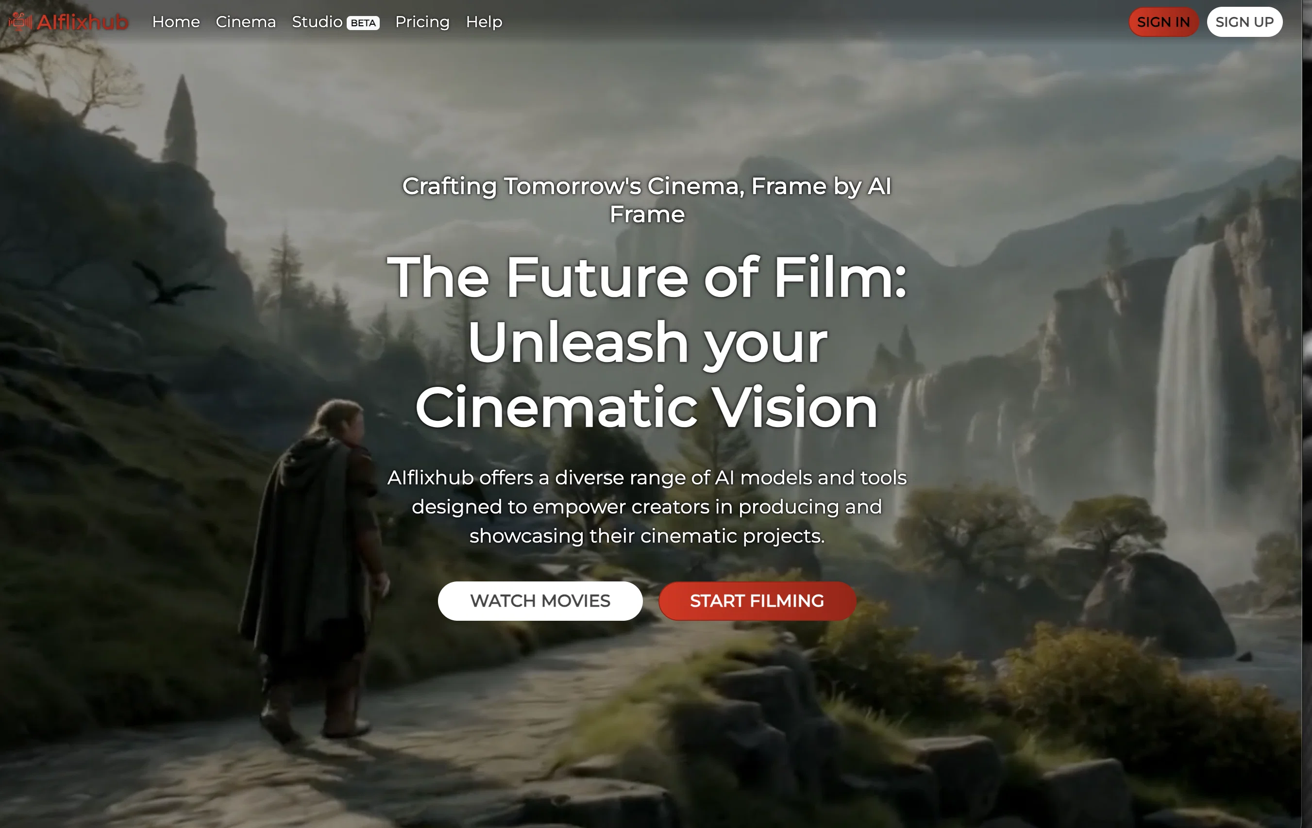 AIflixhub website