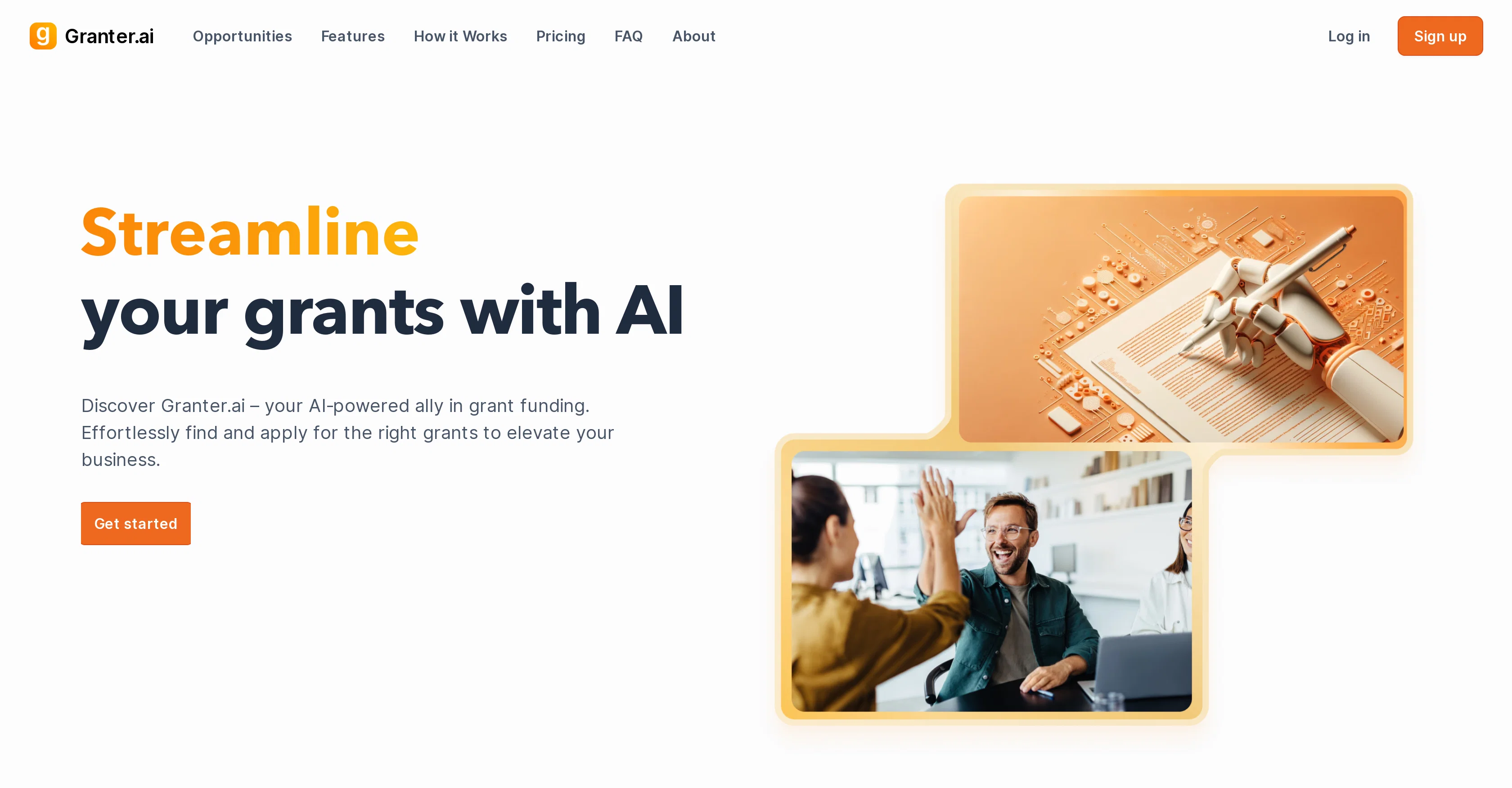 Granter.ai website