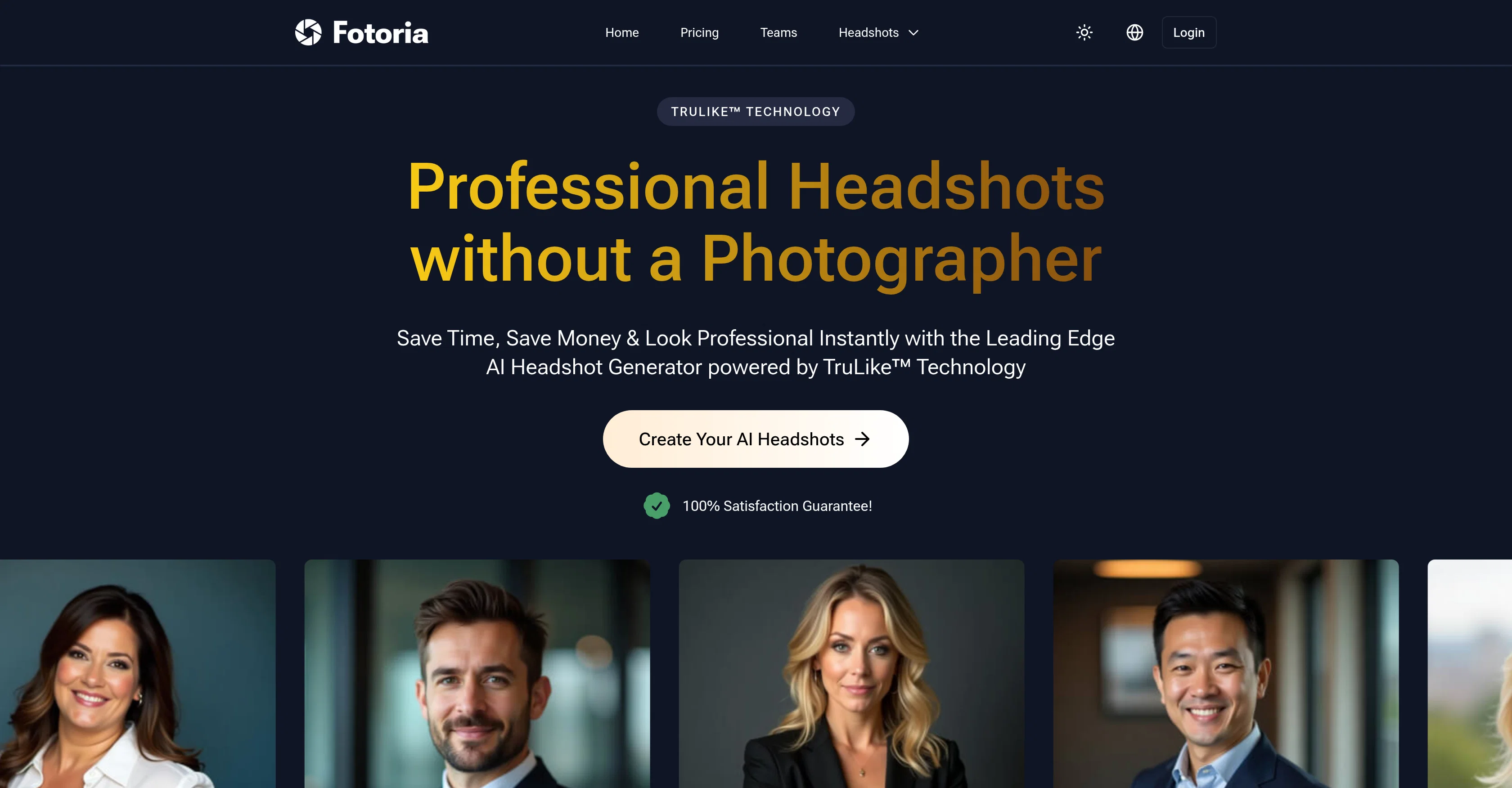 Fotoria website