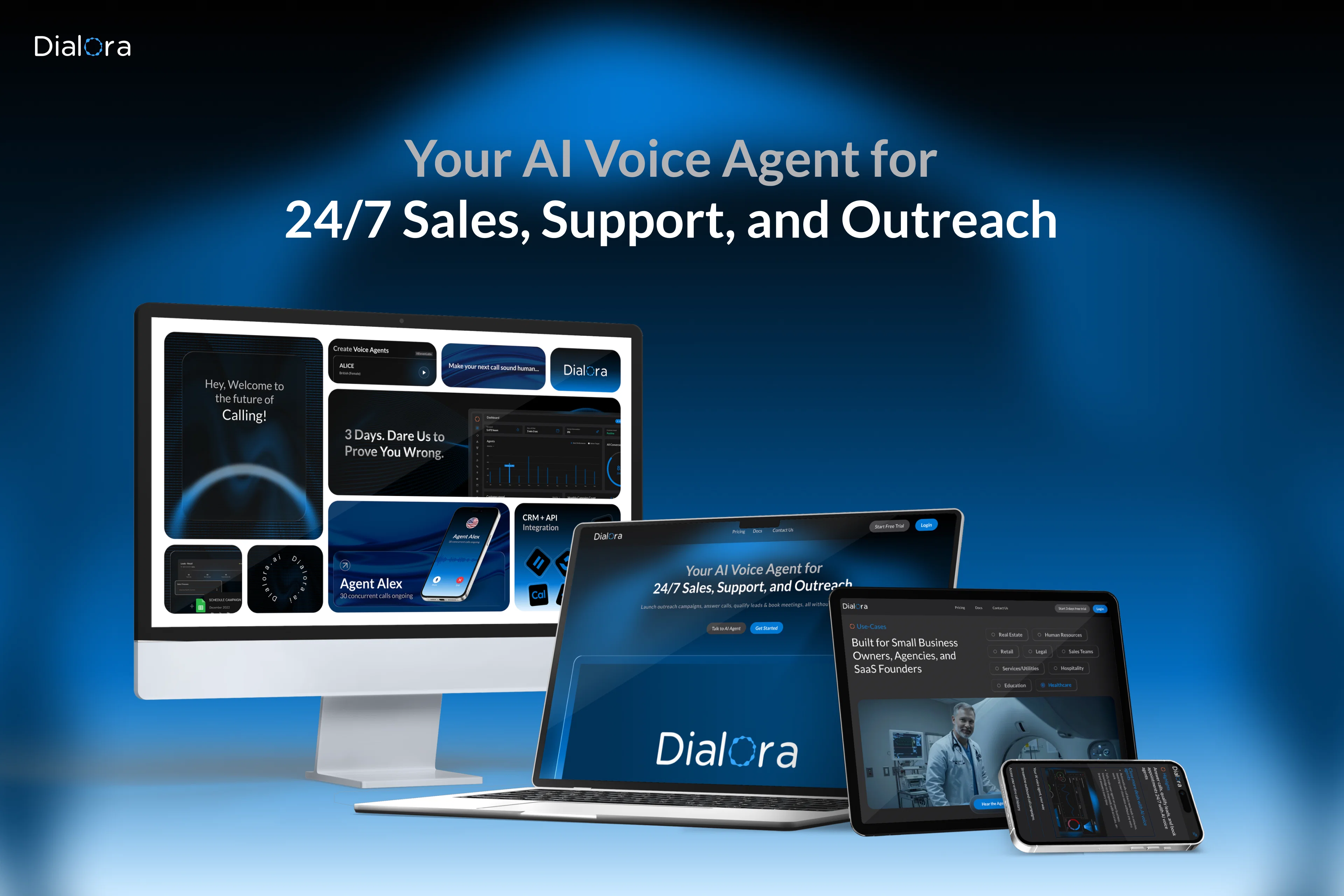 Dialora.ai website