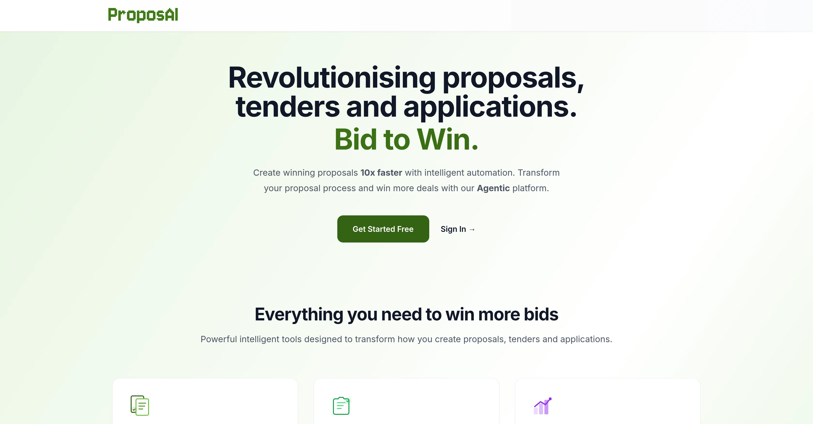 ProposAI website