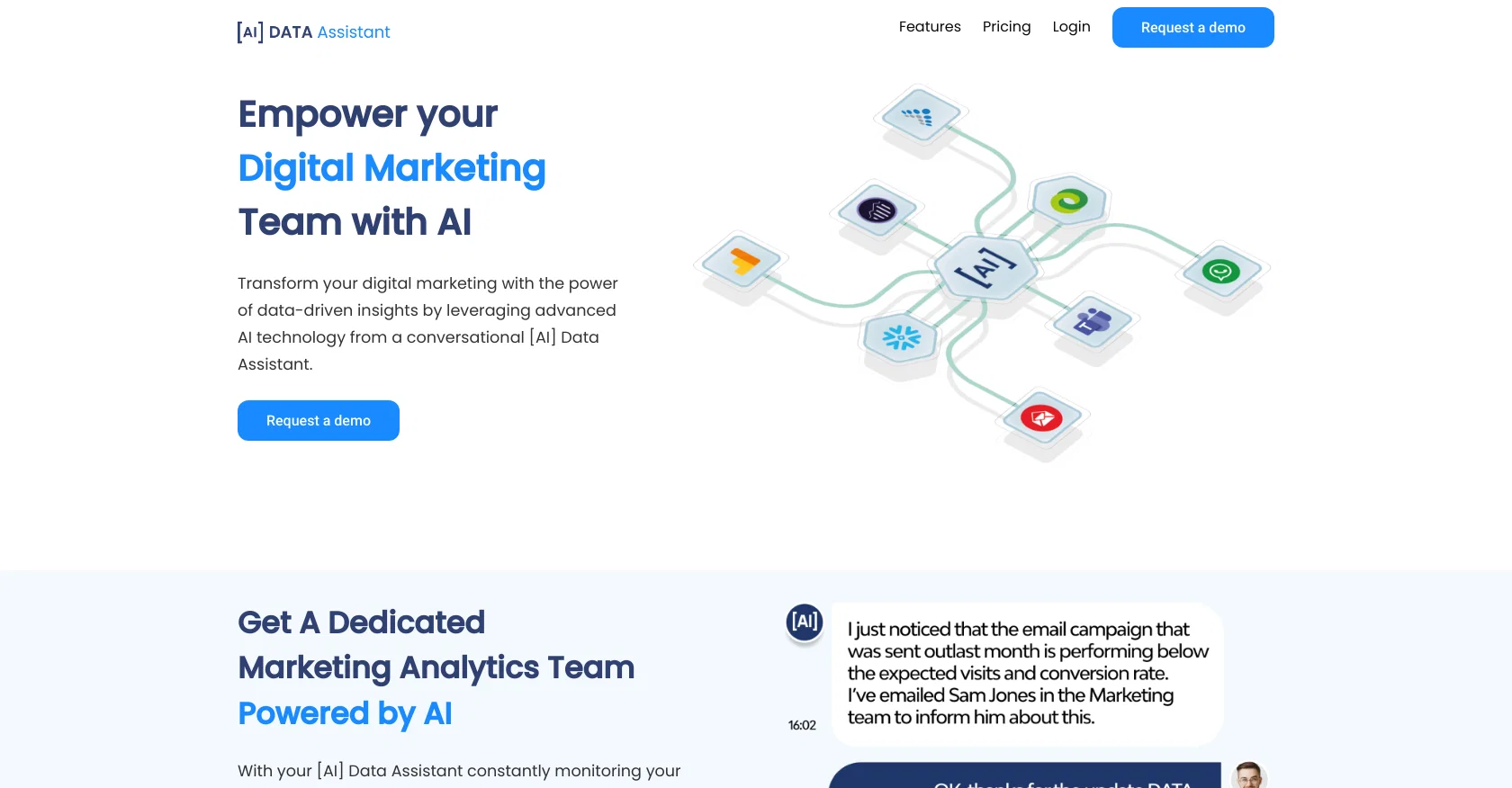 [AI] Data Assistant website