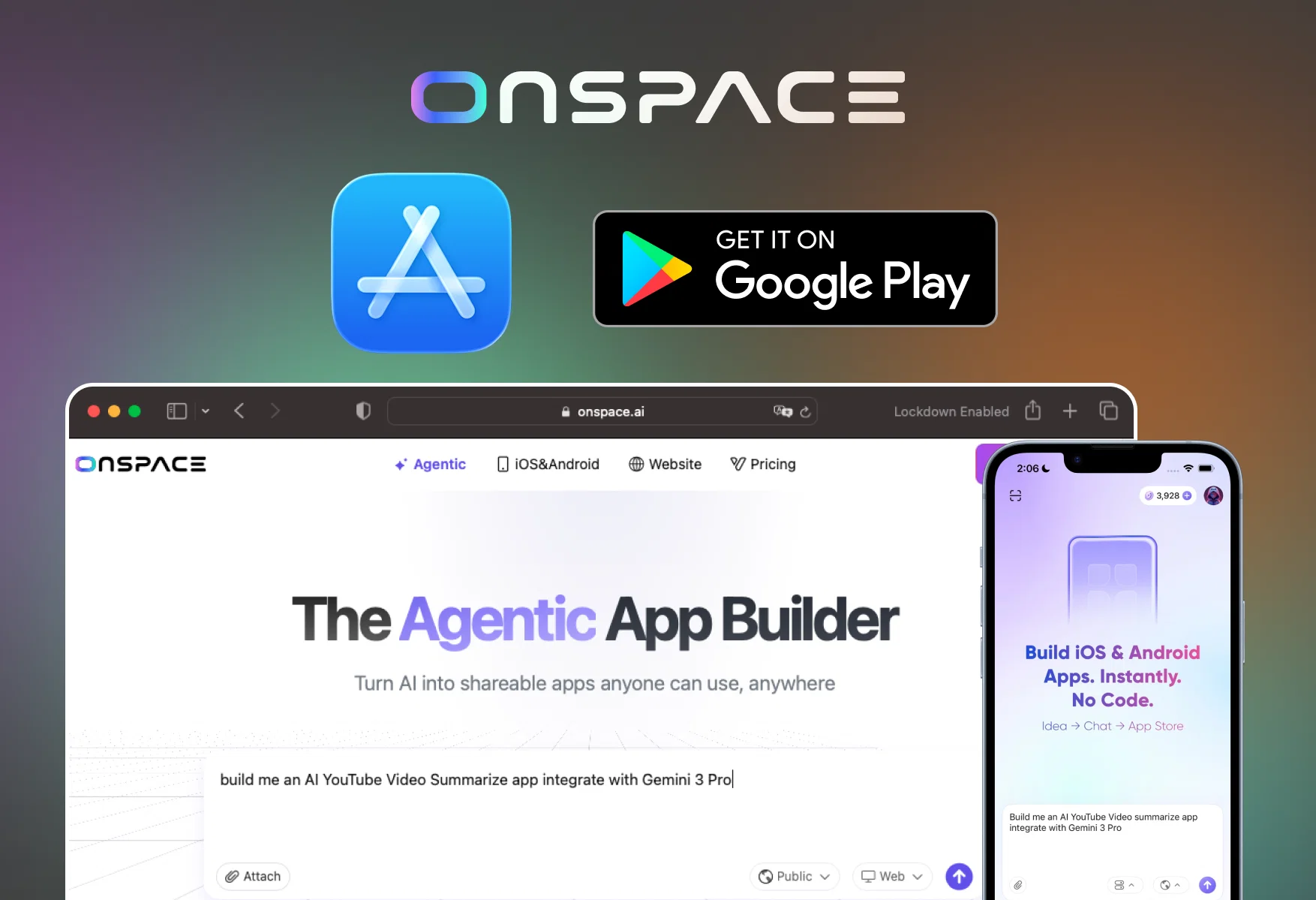 OnSpace.AI -  Build AI Apps, No Code & No API Keys website