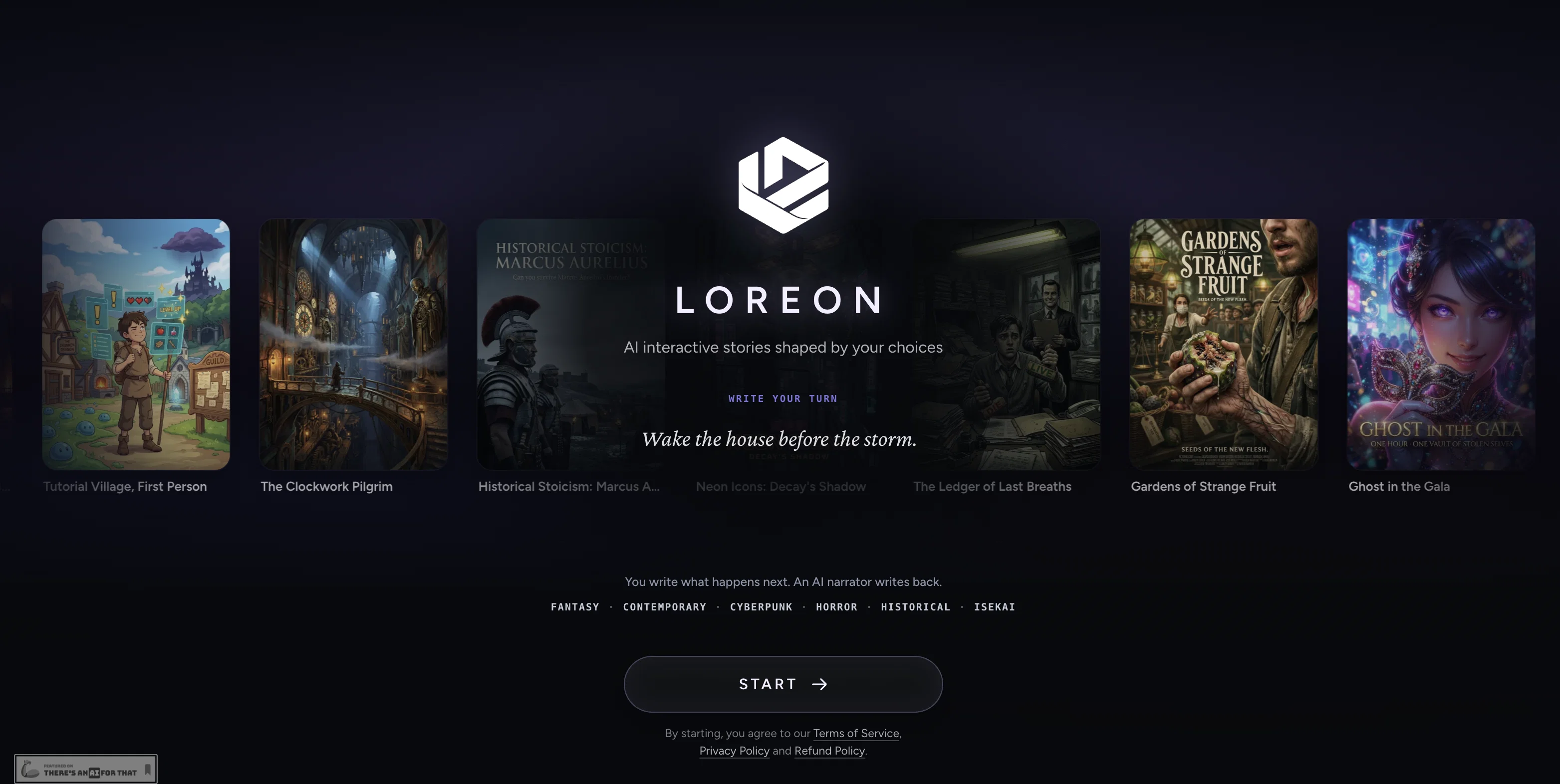 Loreon website