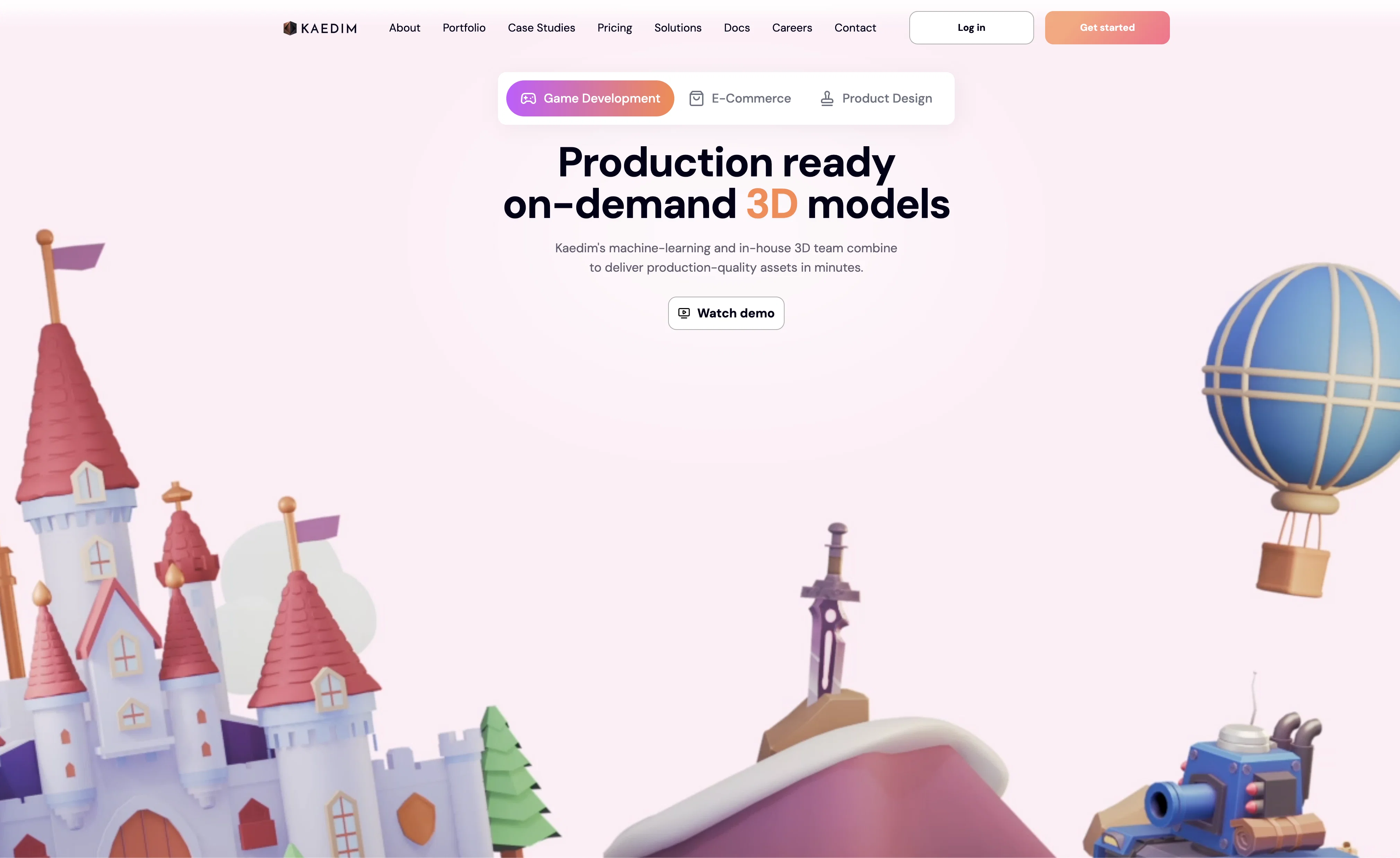 Kaedim website