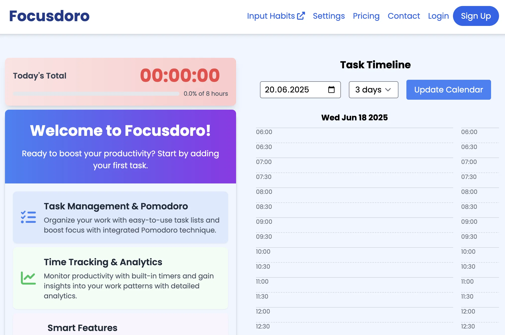 Focusdoro website