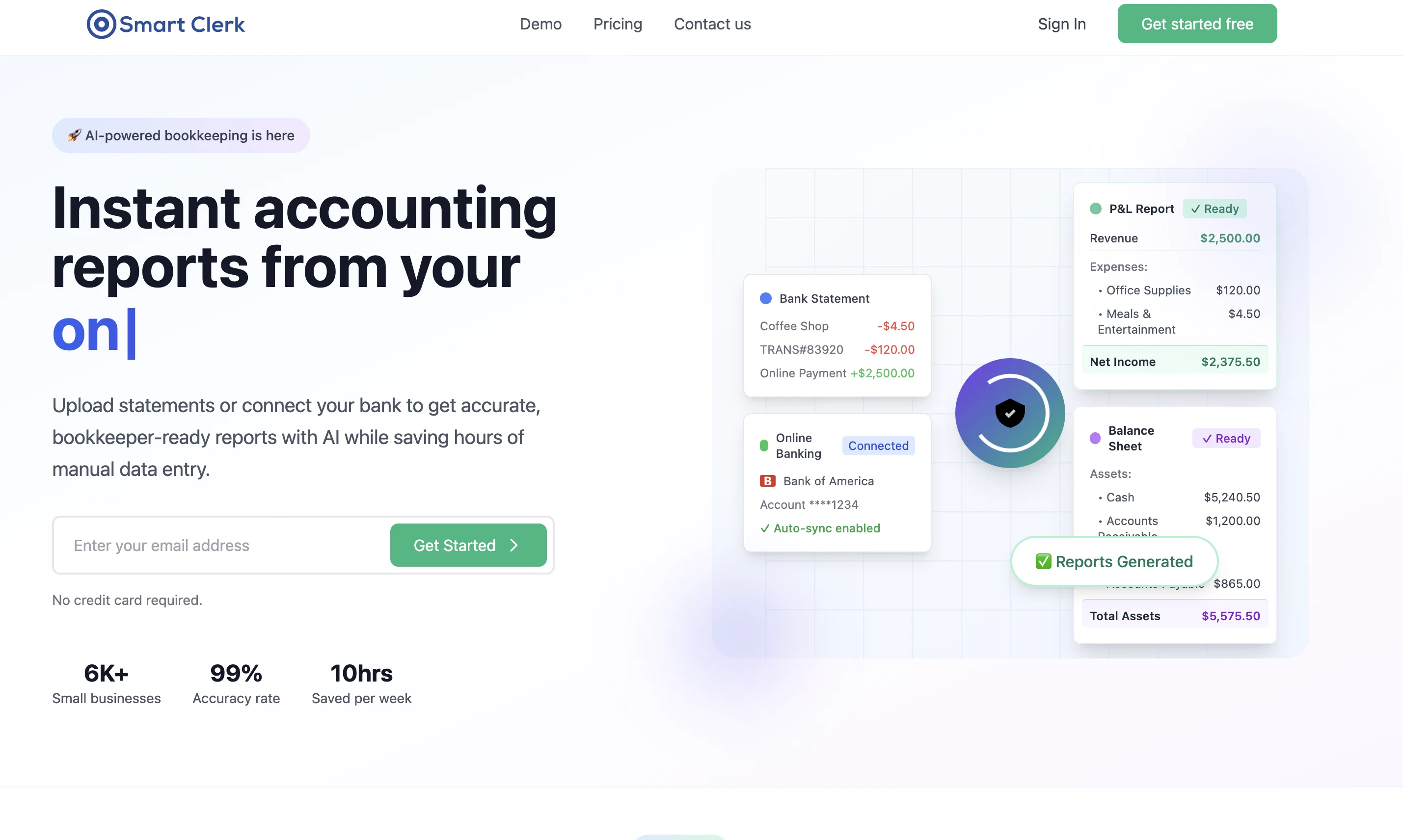 Smart Clerk website