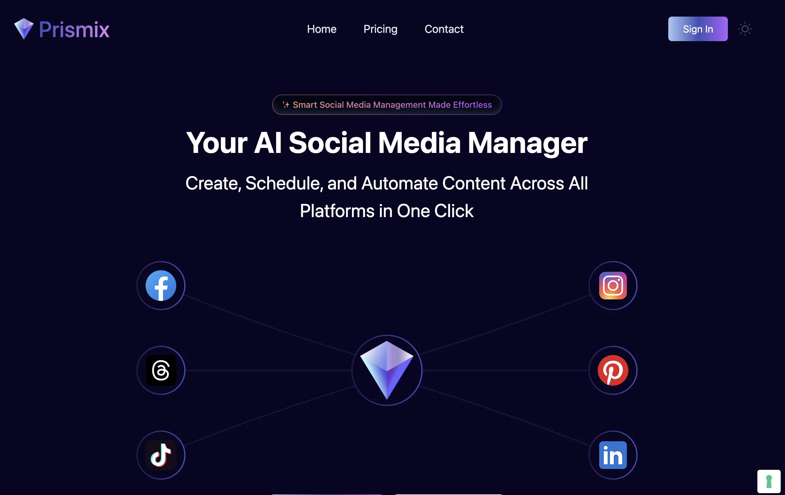 Prismix website