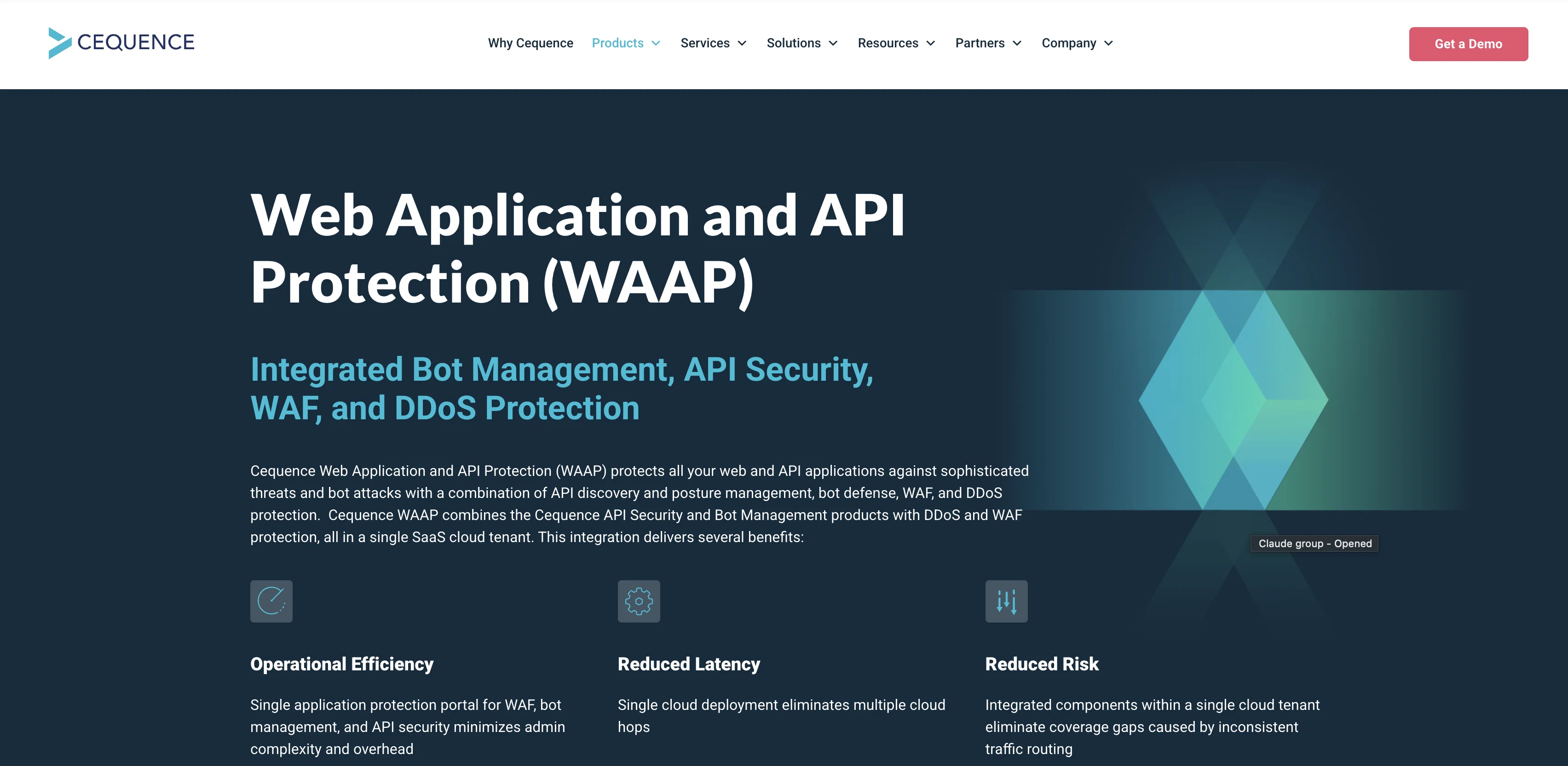 Cequence website