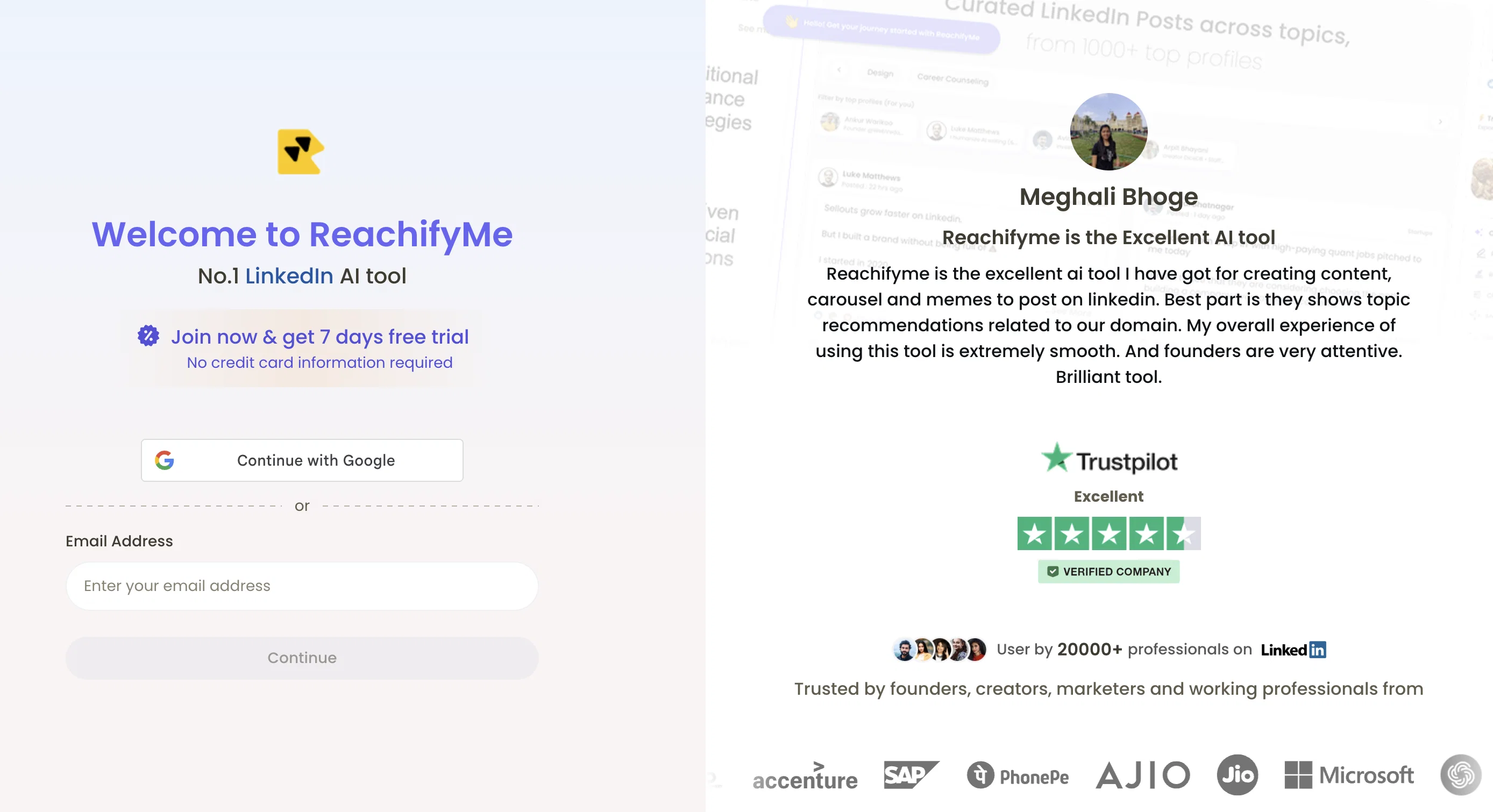 ReachifyMe website