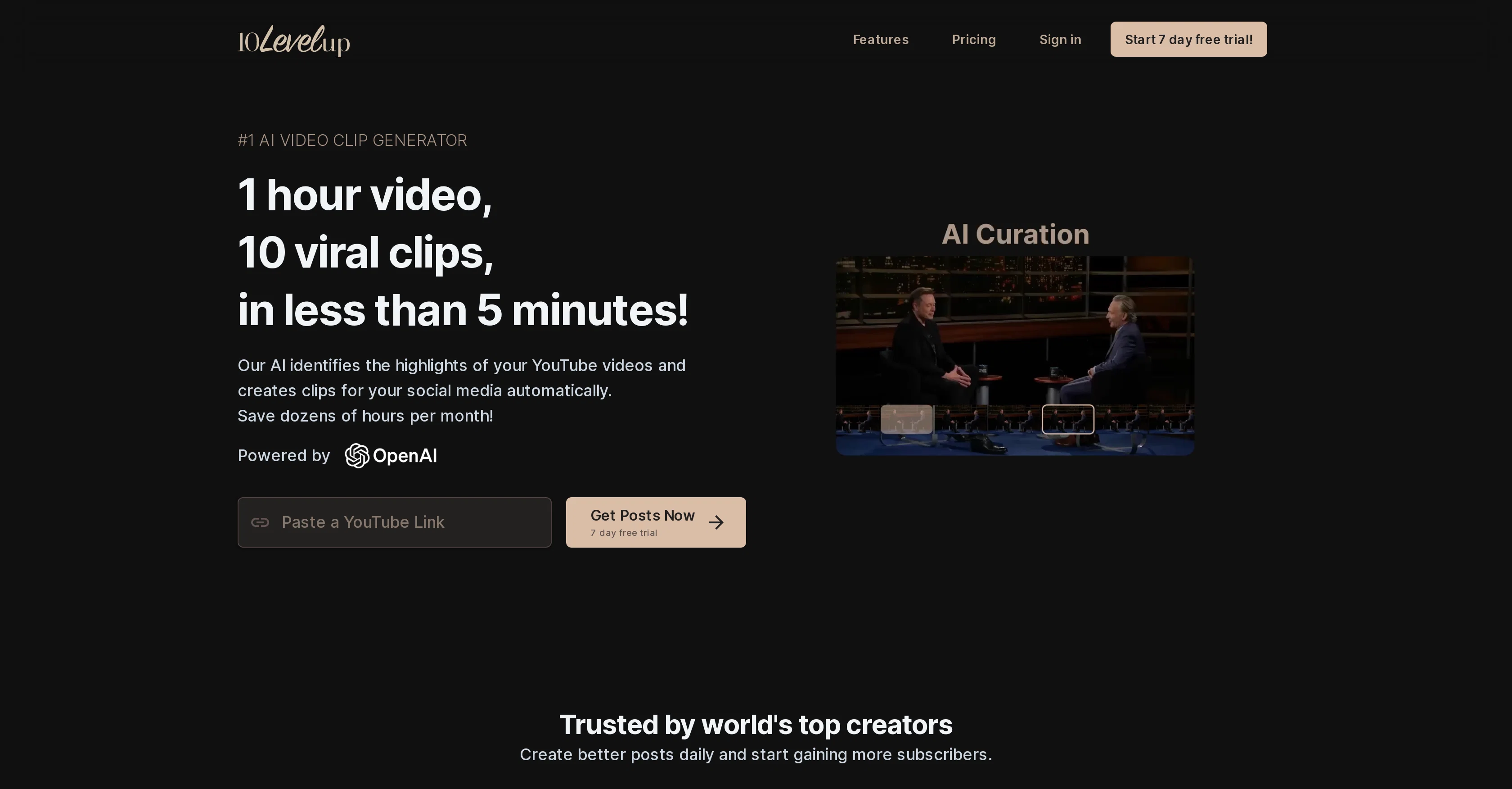 10LevelUp website