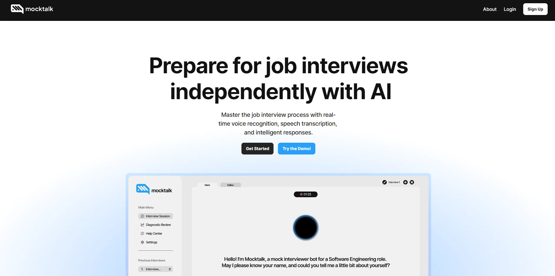 Mocktalk website