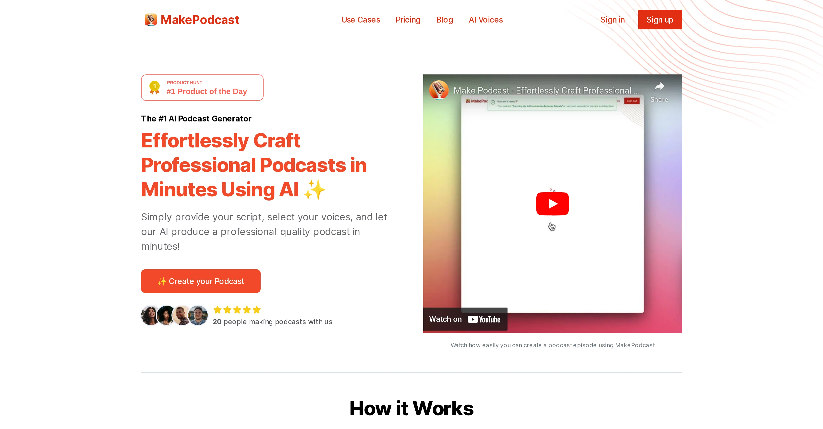 MakePodcast website