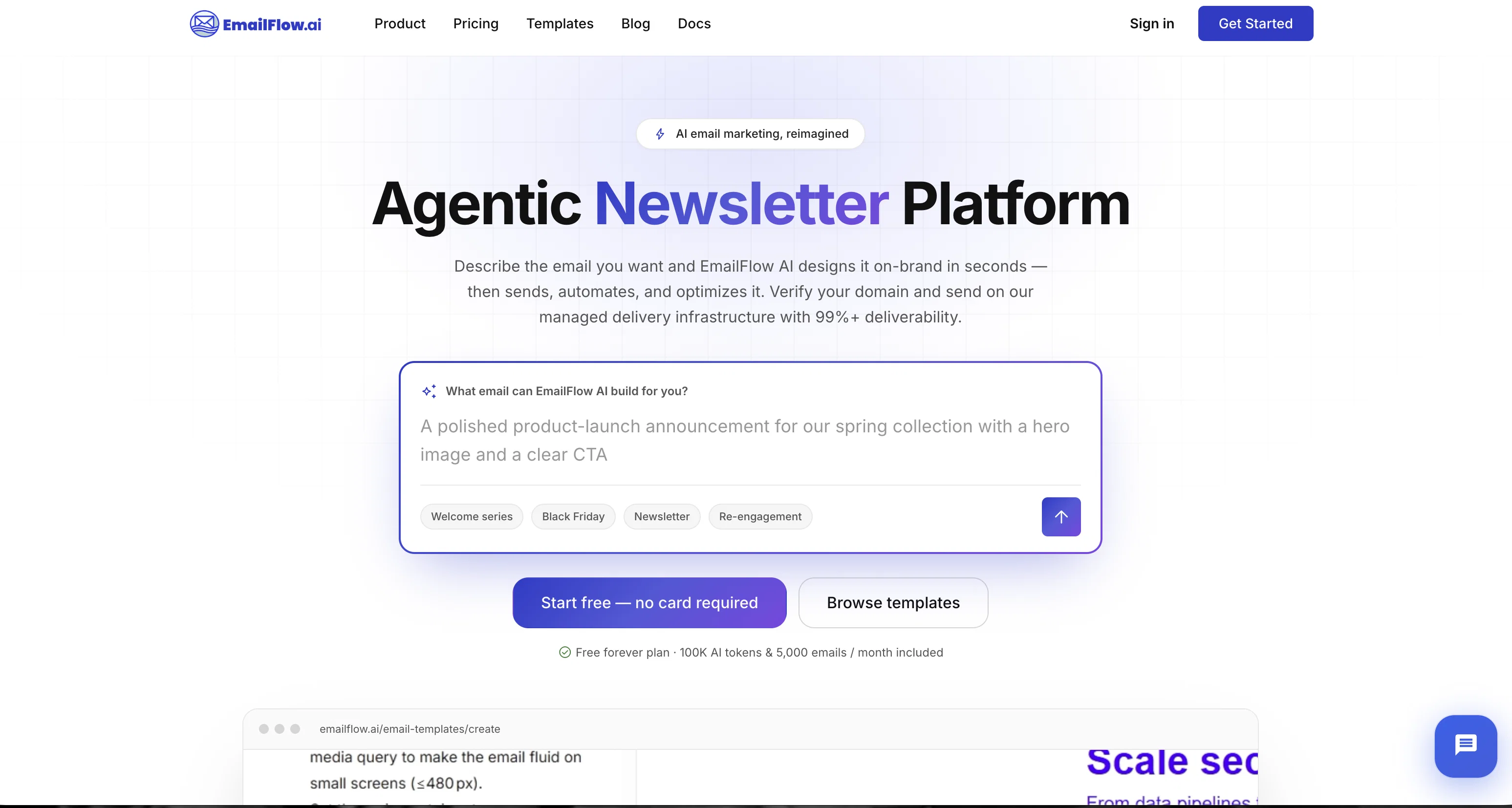 EmailFlow website