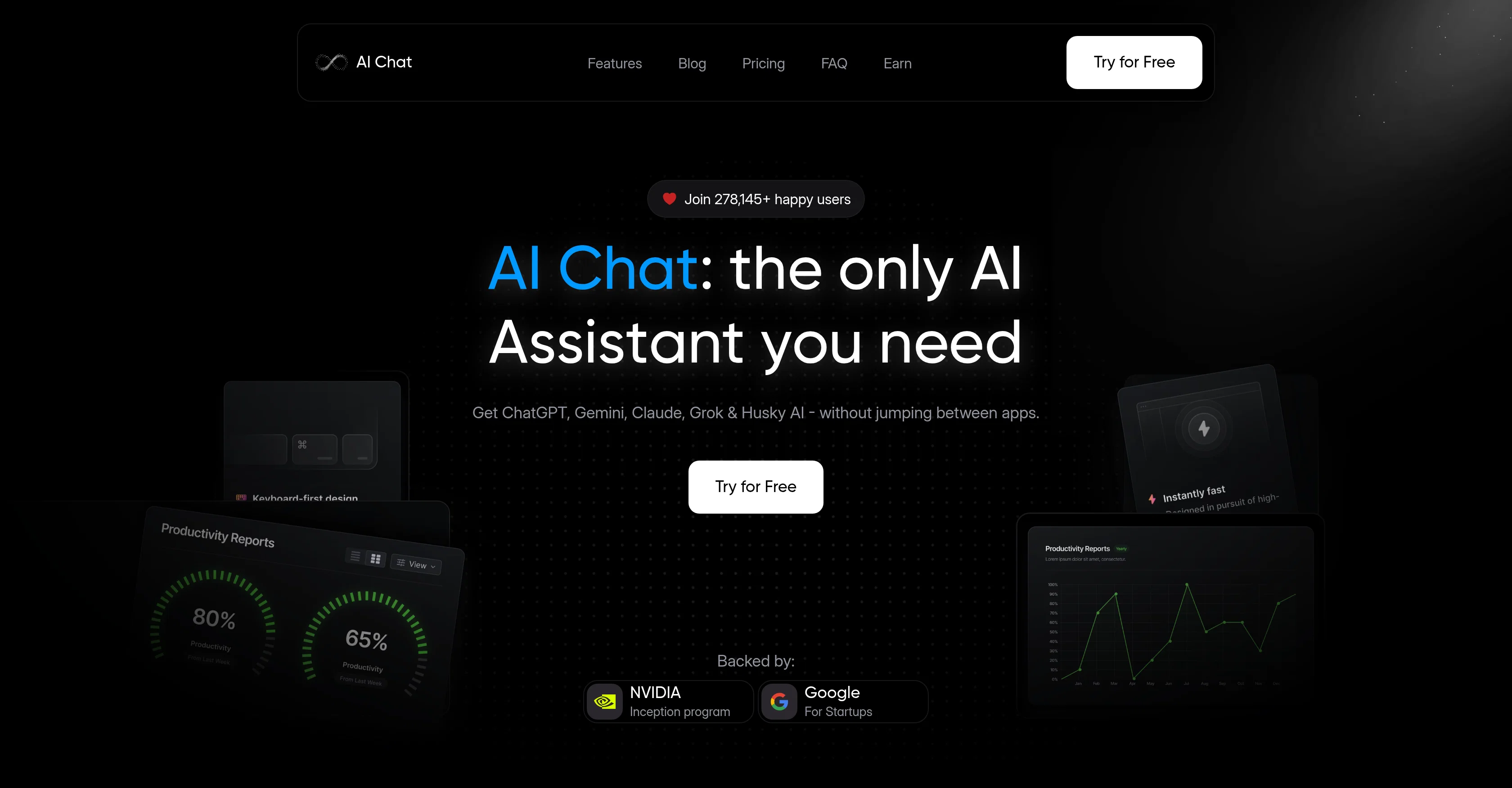 AI Chat.fm website