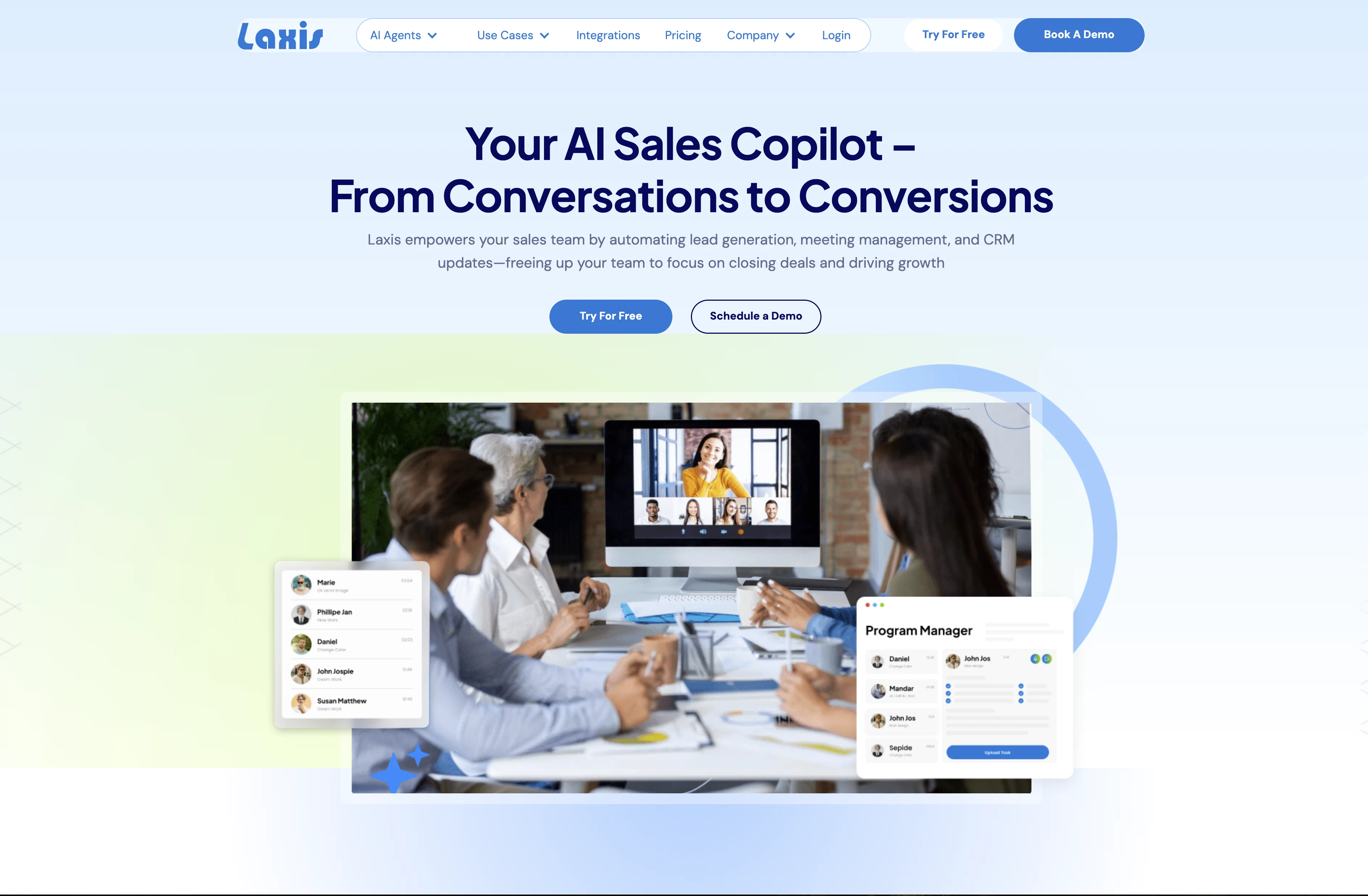 Laxis website