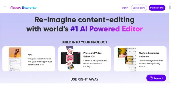 Picsart Enterprise AI Video & Image Edition