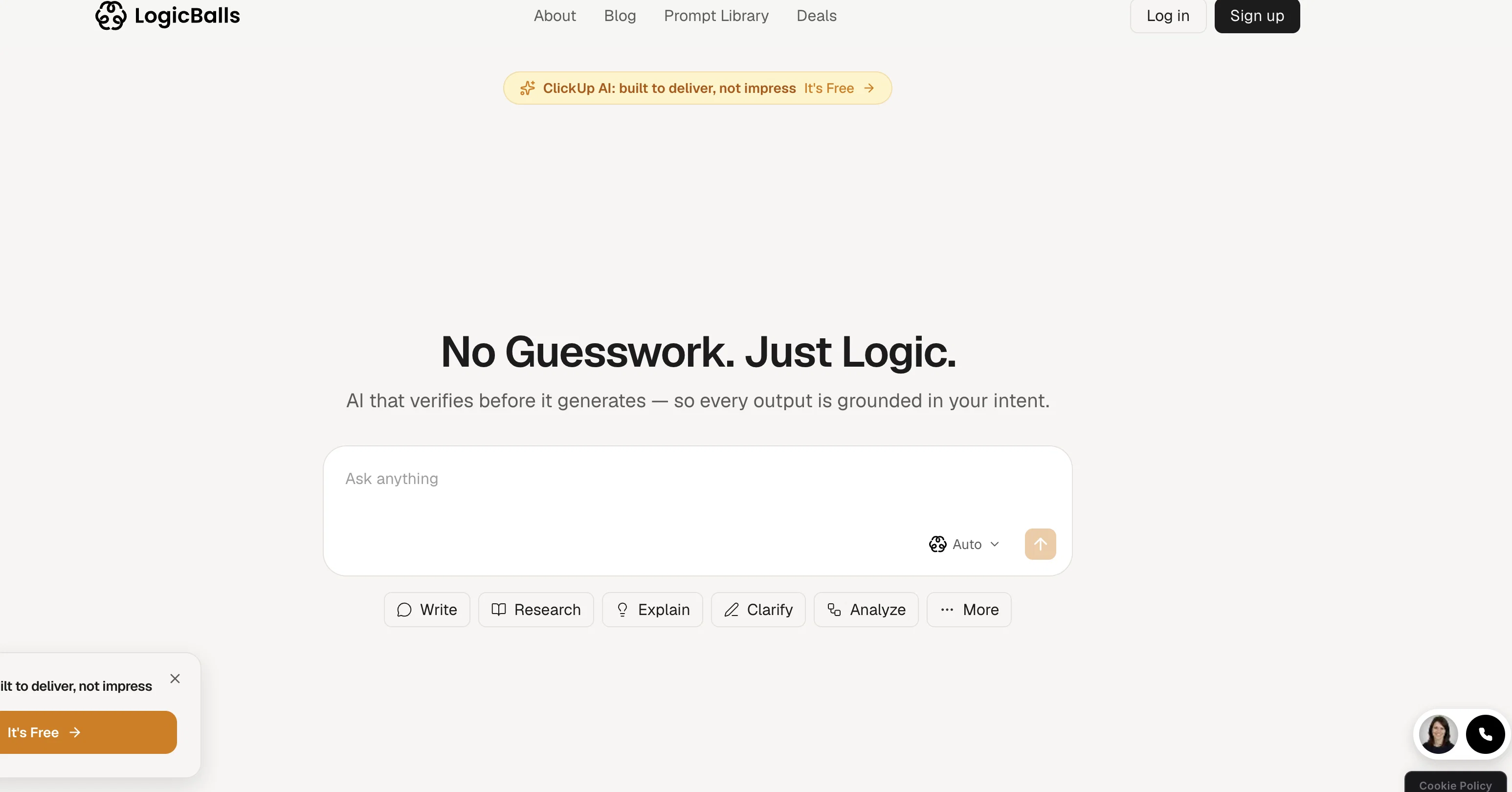 Logicballs website