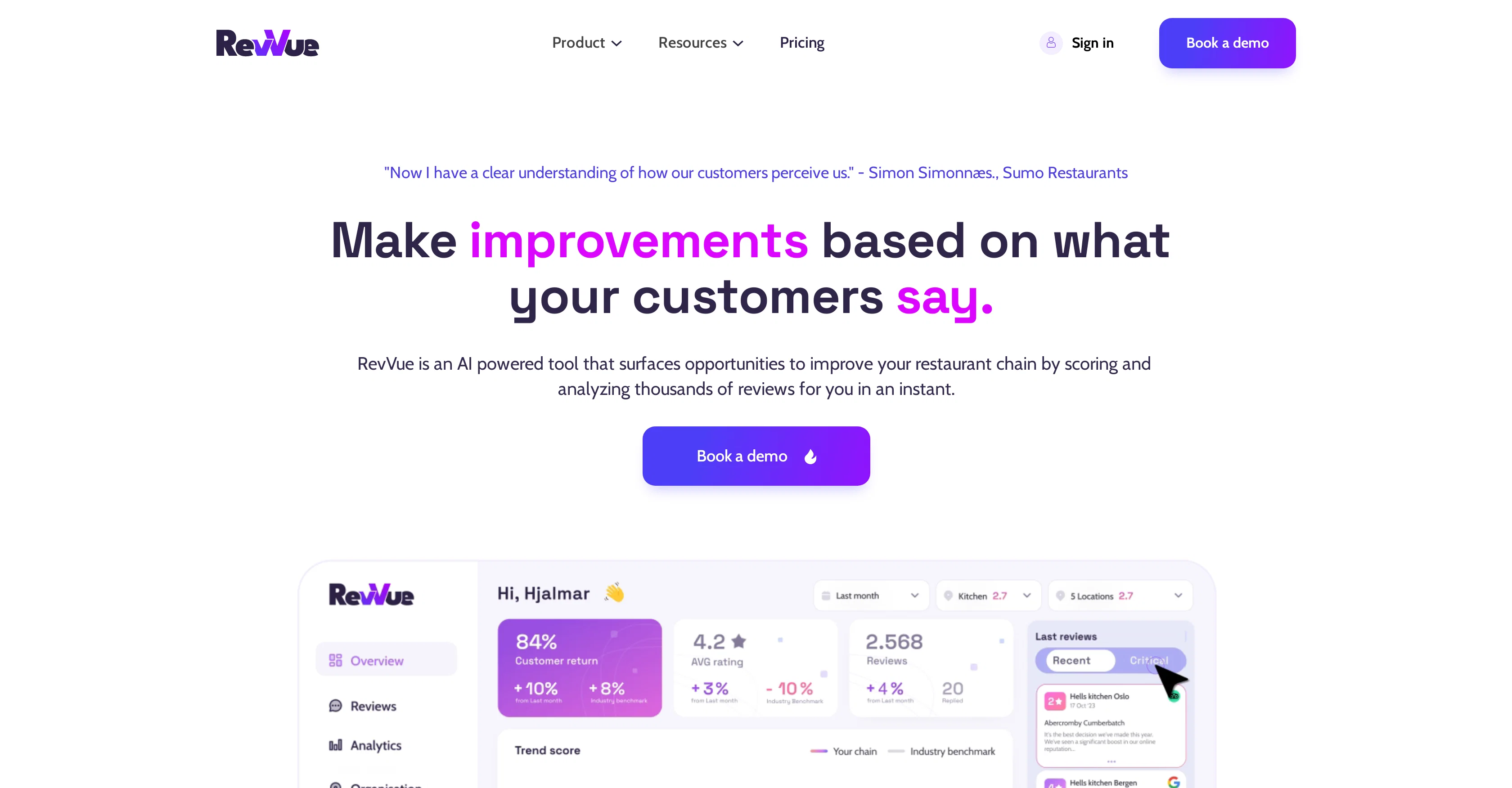 RevVue website
