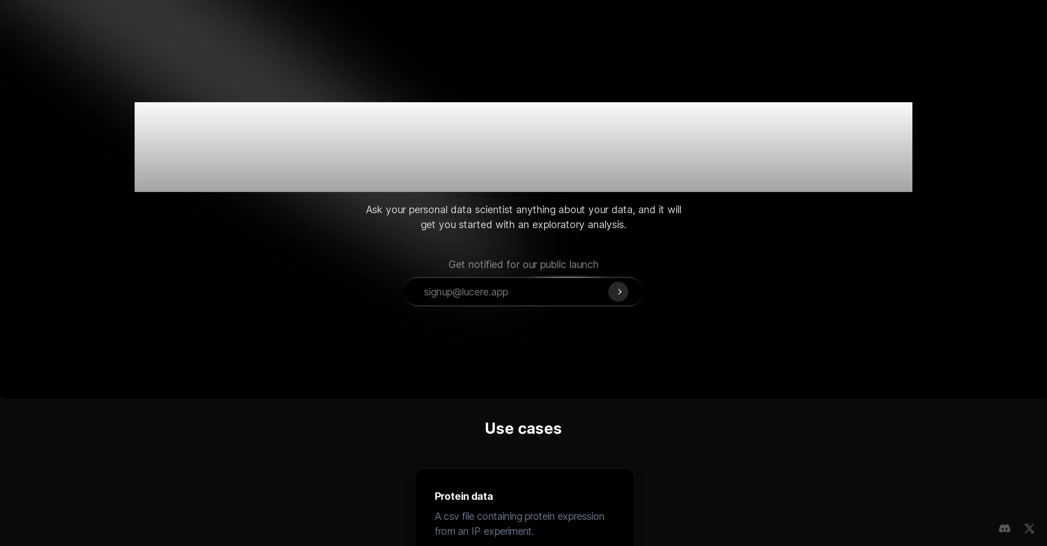 Lucere Datascience website