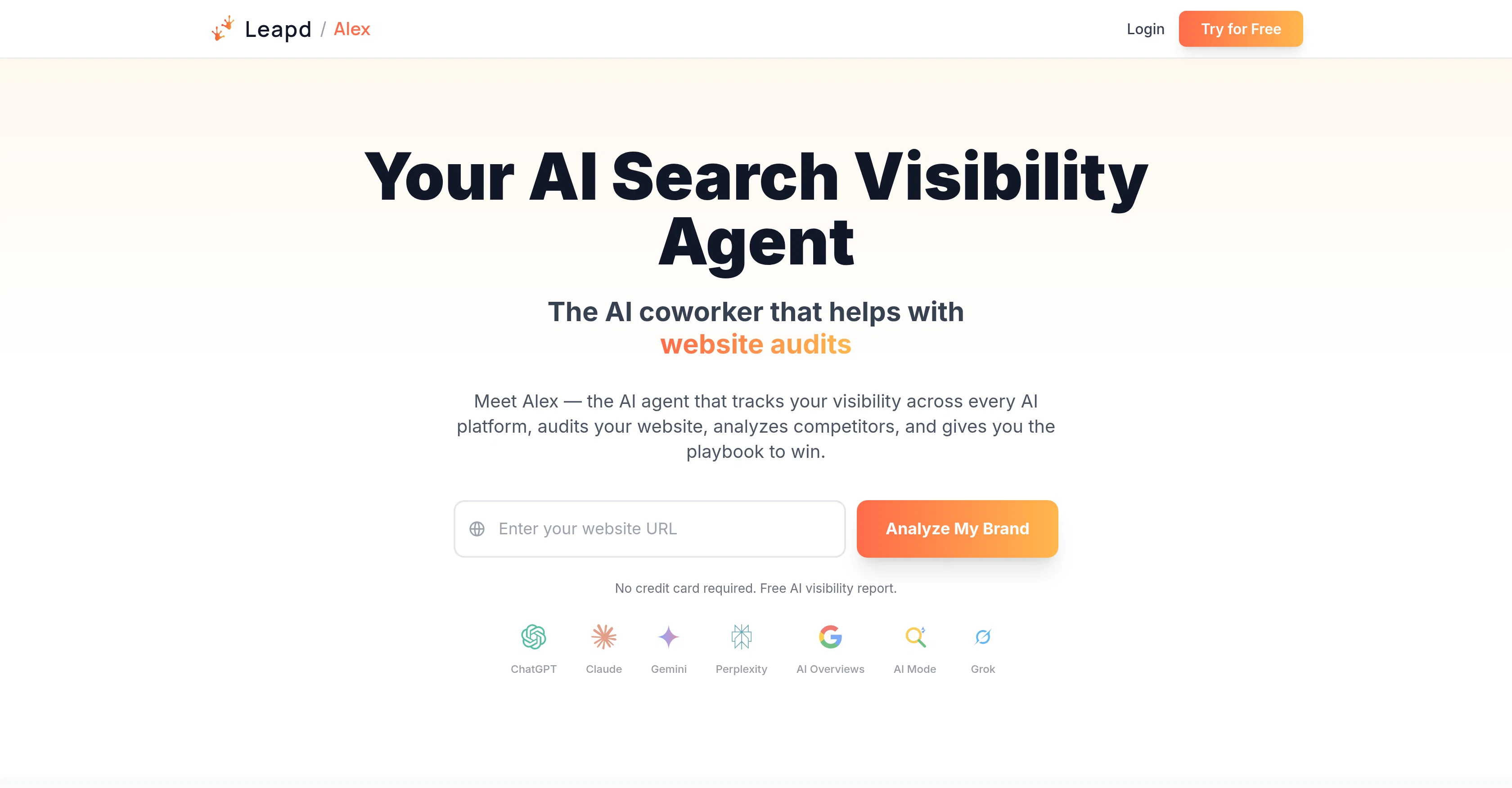Alex by LEAPD website