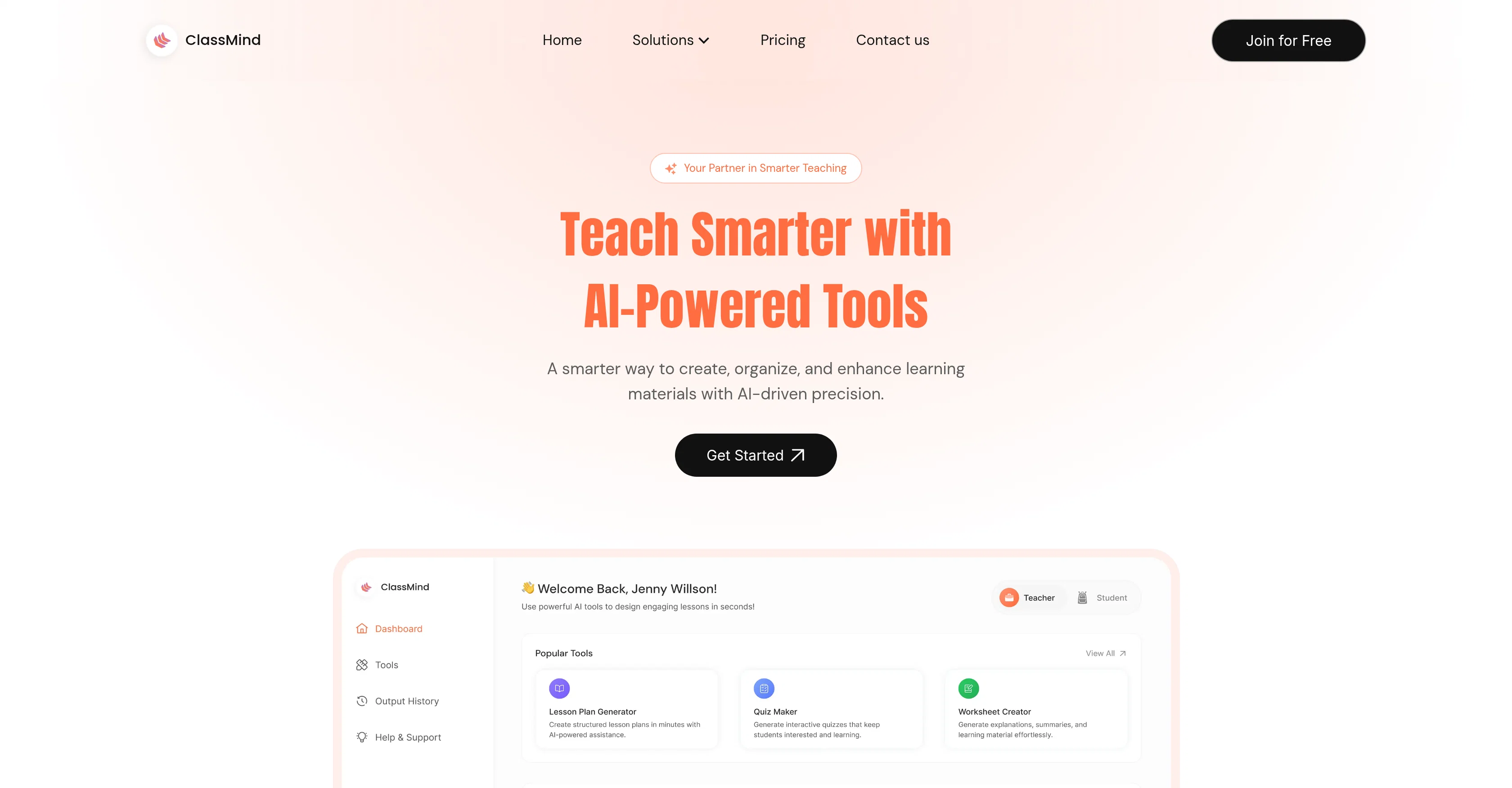 ClassMind website