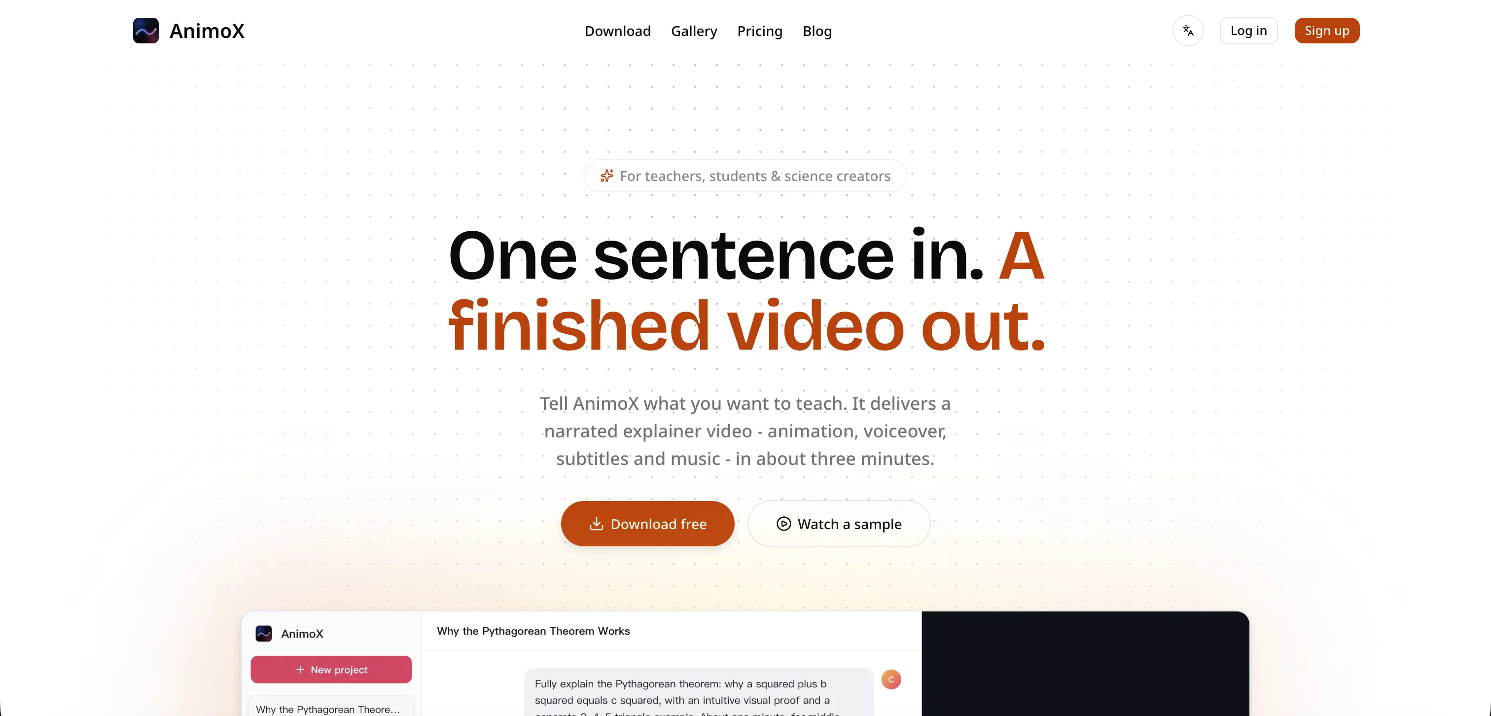 AnimoX website