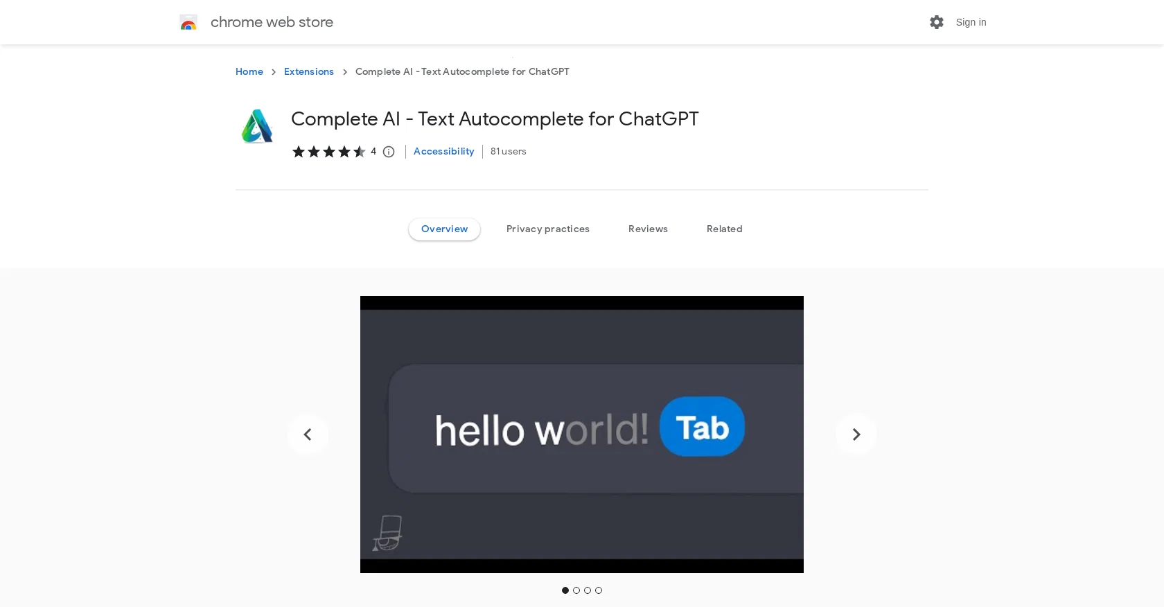 Complete AI website