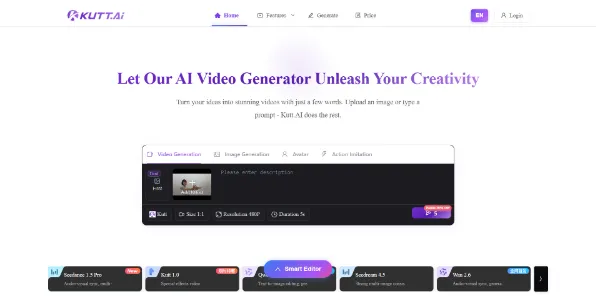 Kutt AI Video Generator
