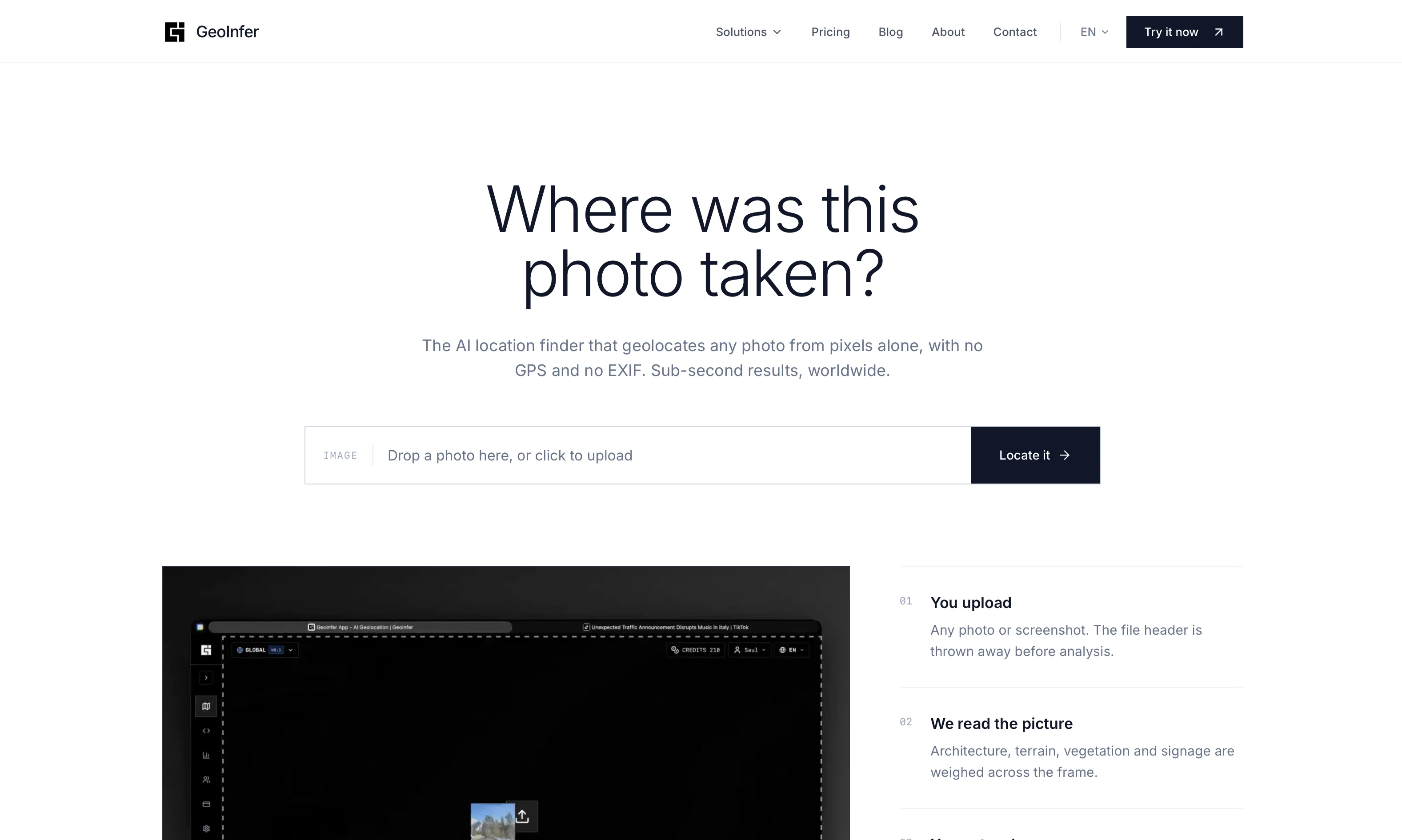 GeoInfer website