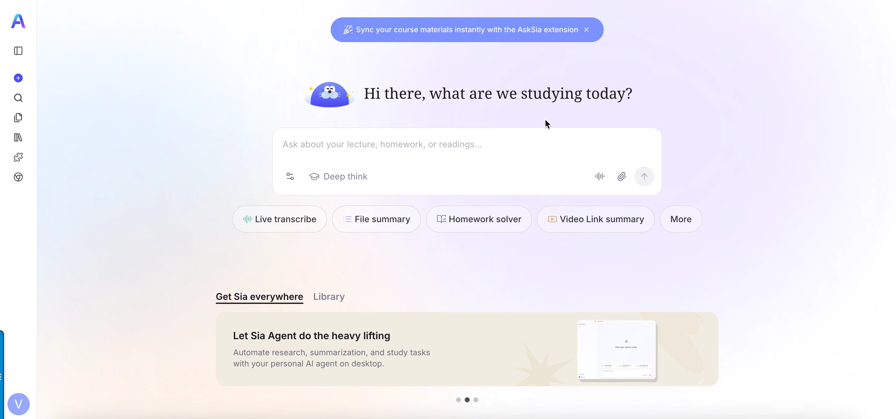 AskSia AI website