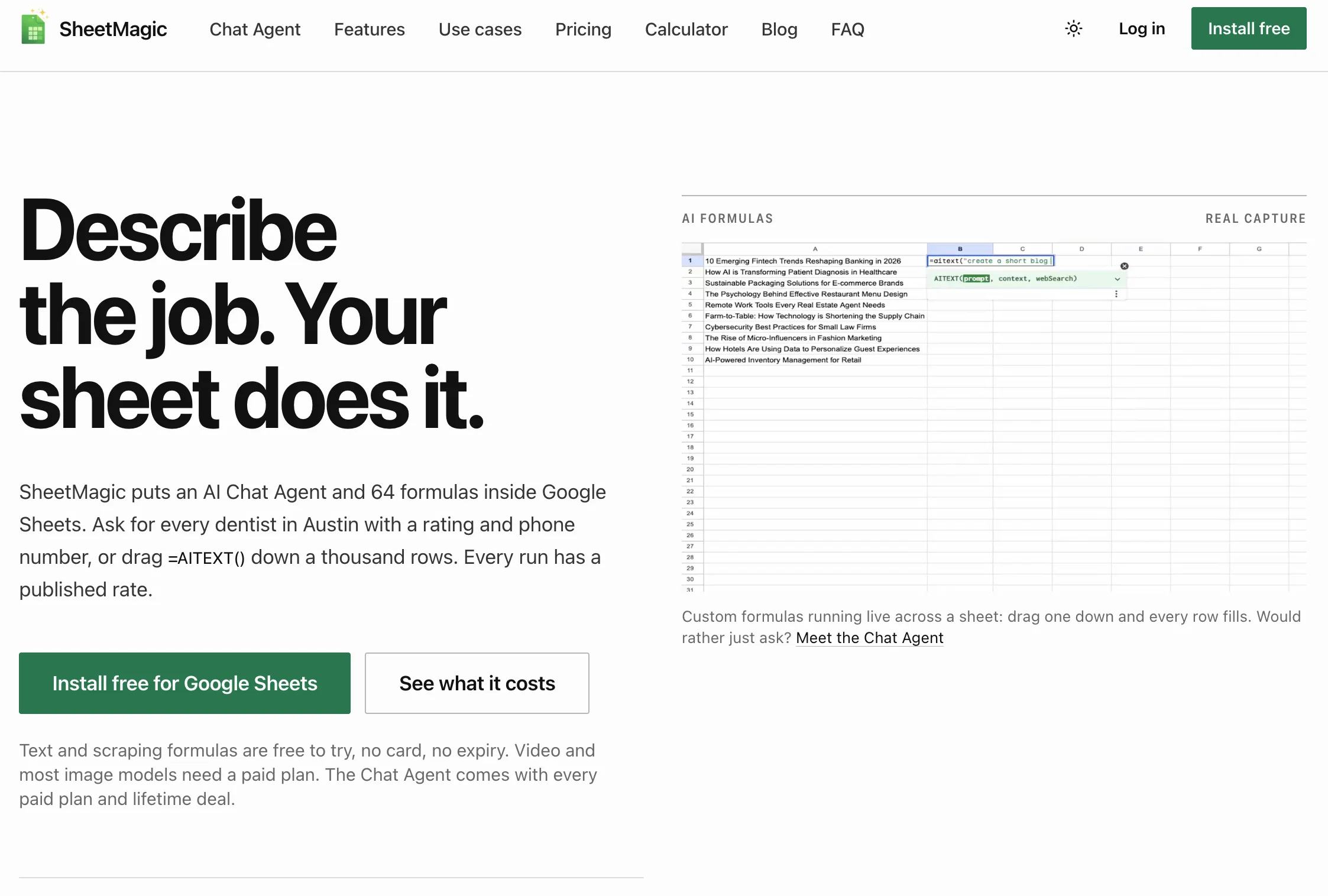 SheetMagic website