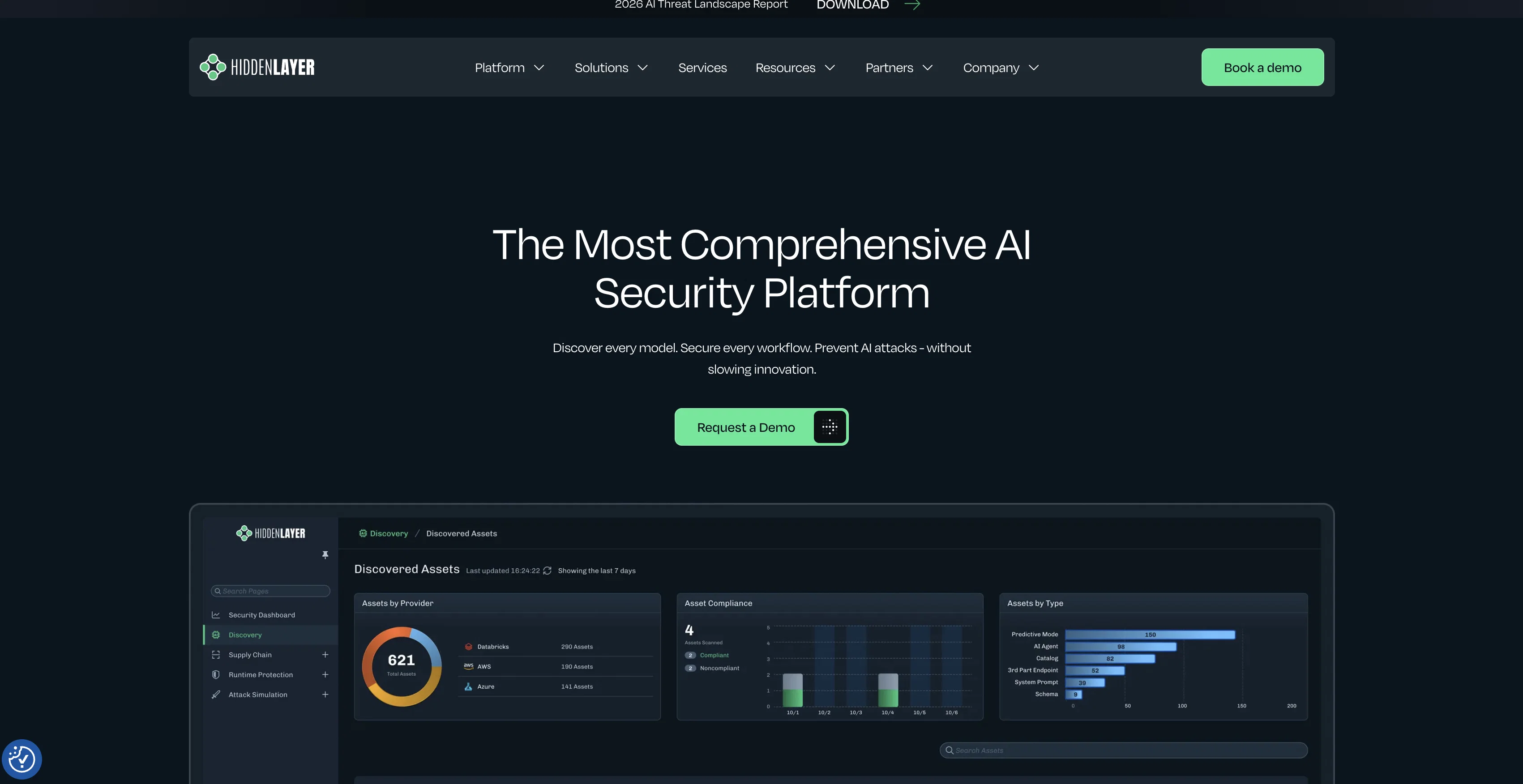 HiddenLayer website