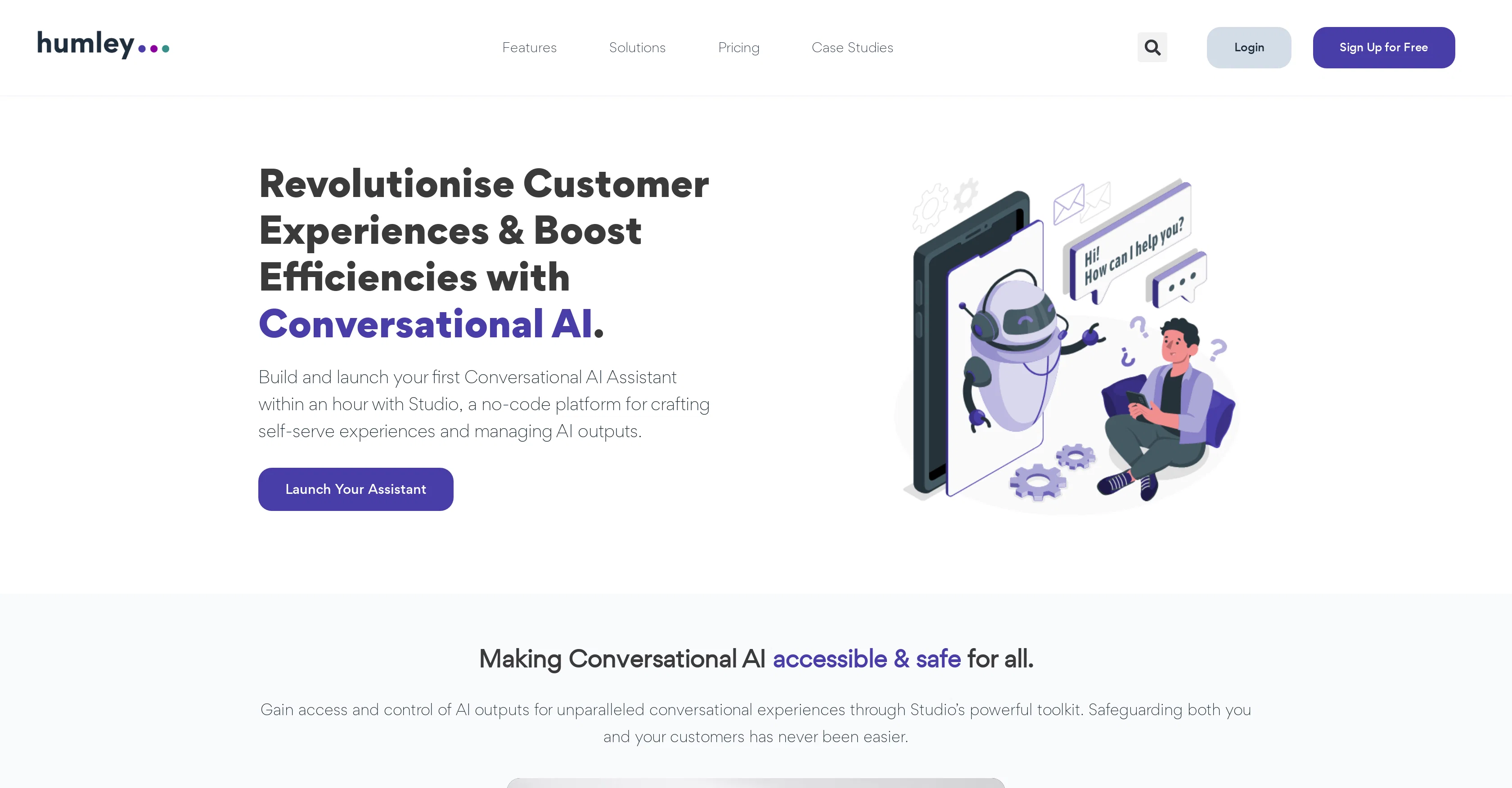 Humley website