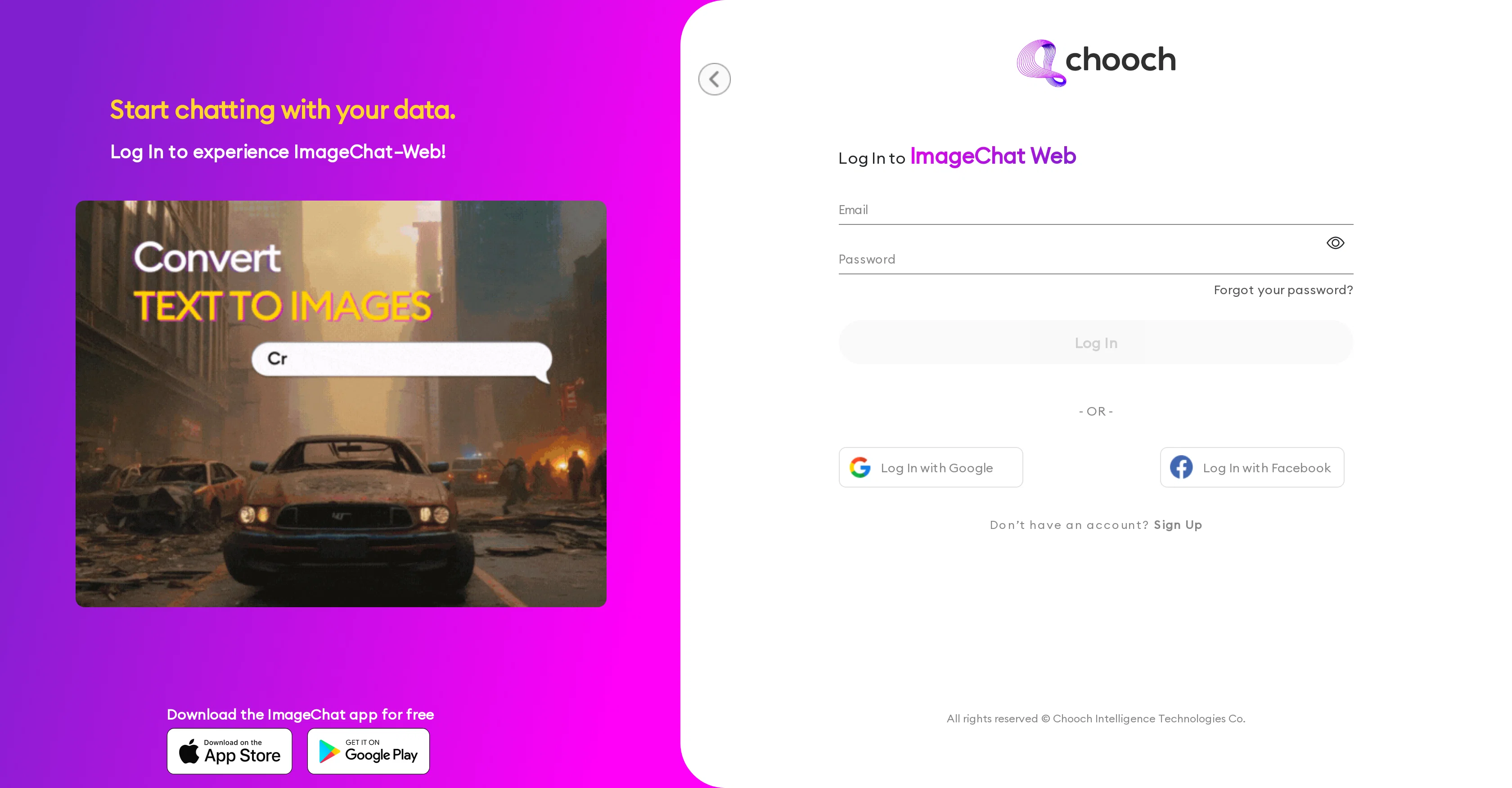 Chooch website