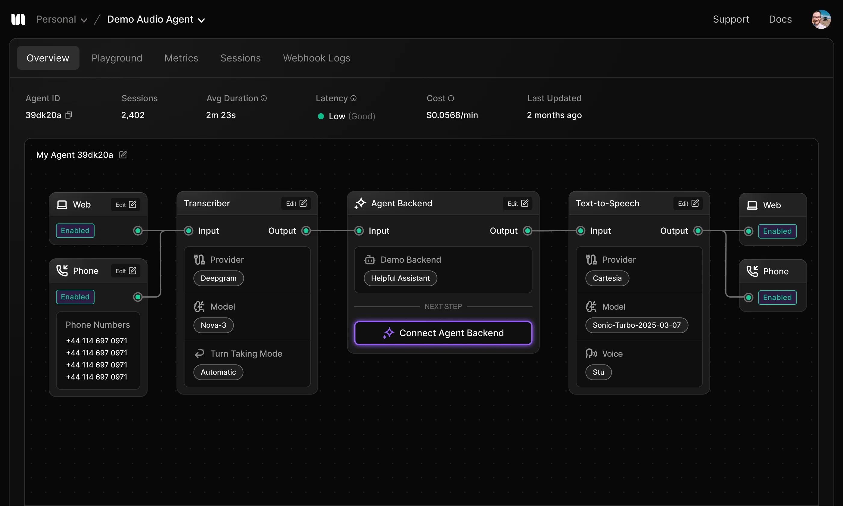 Layercode website