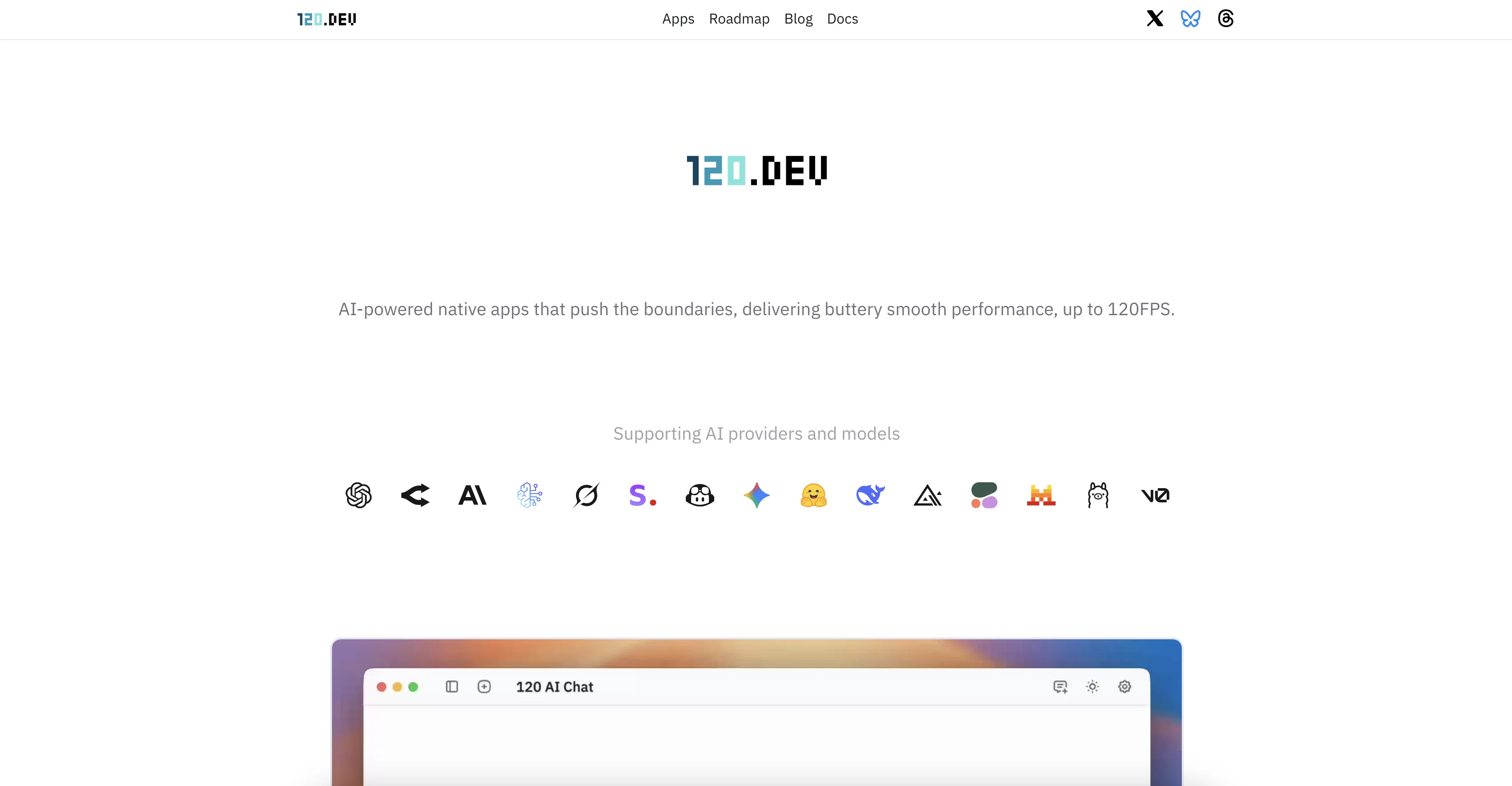 120.dev website