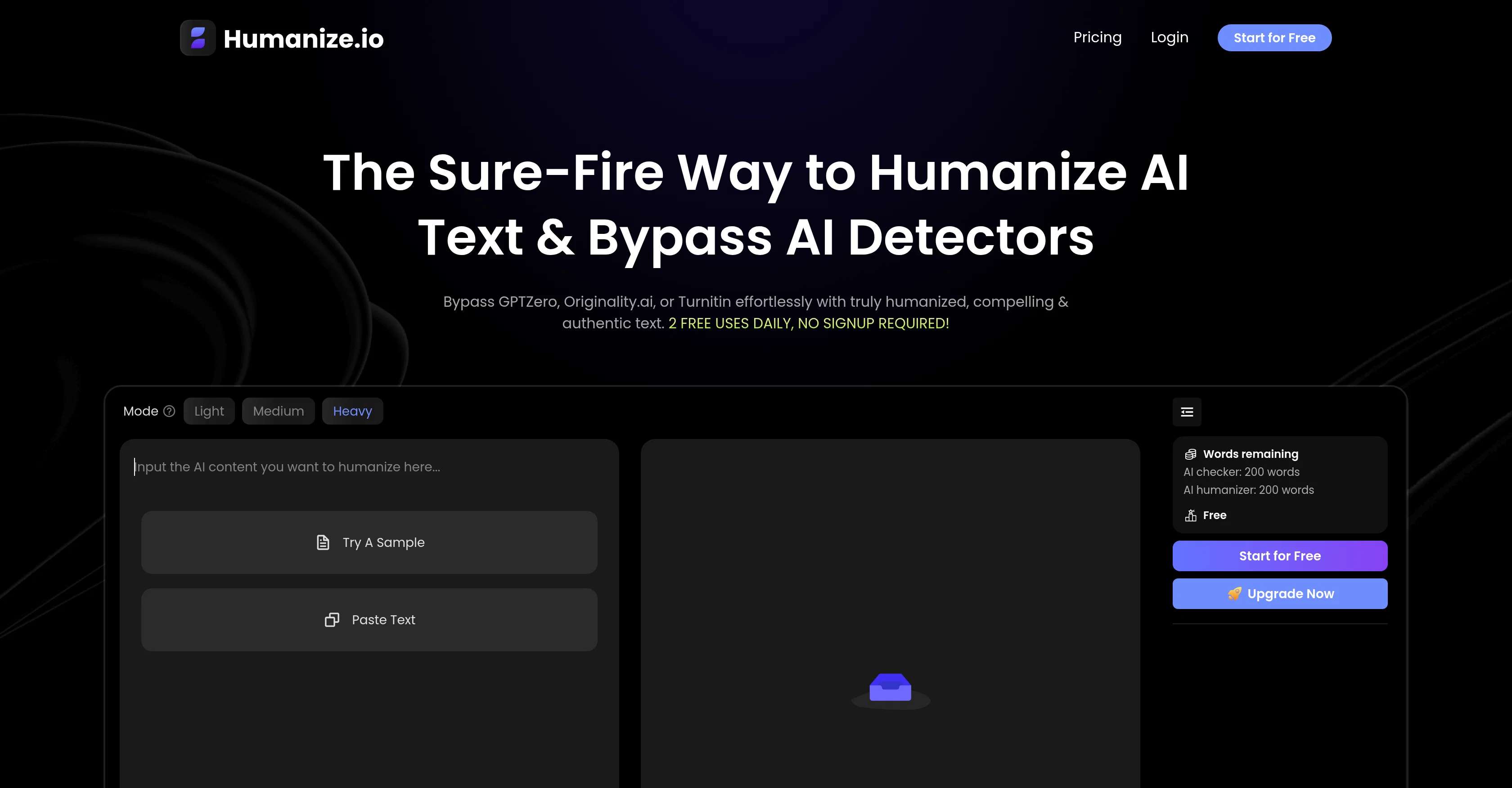 Humanize.io website