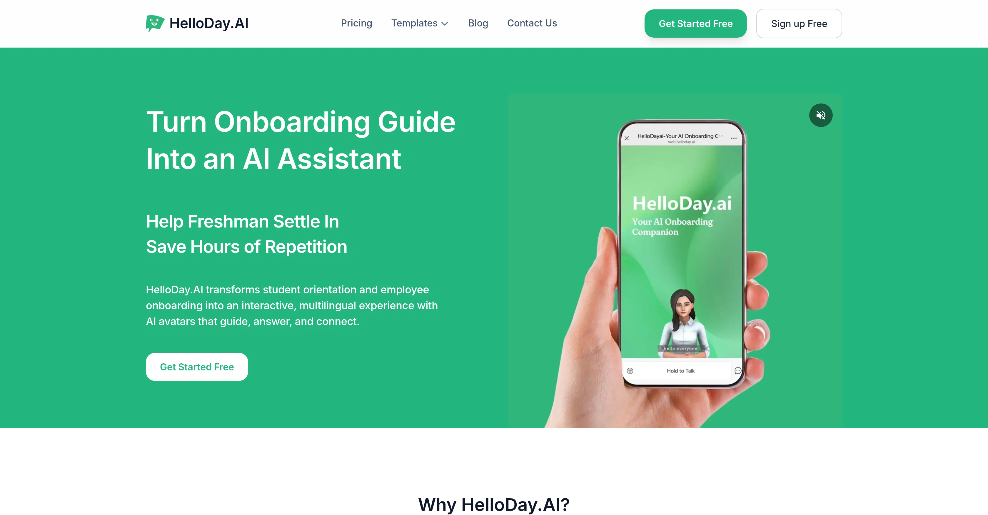 HelloDay.ai website