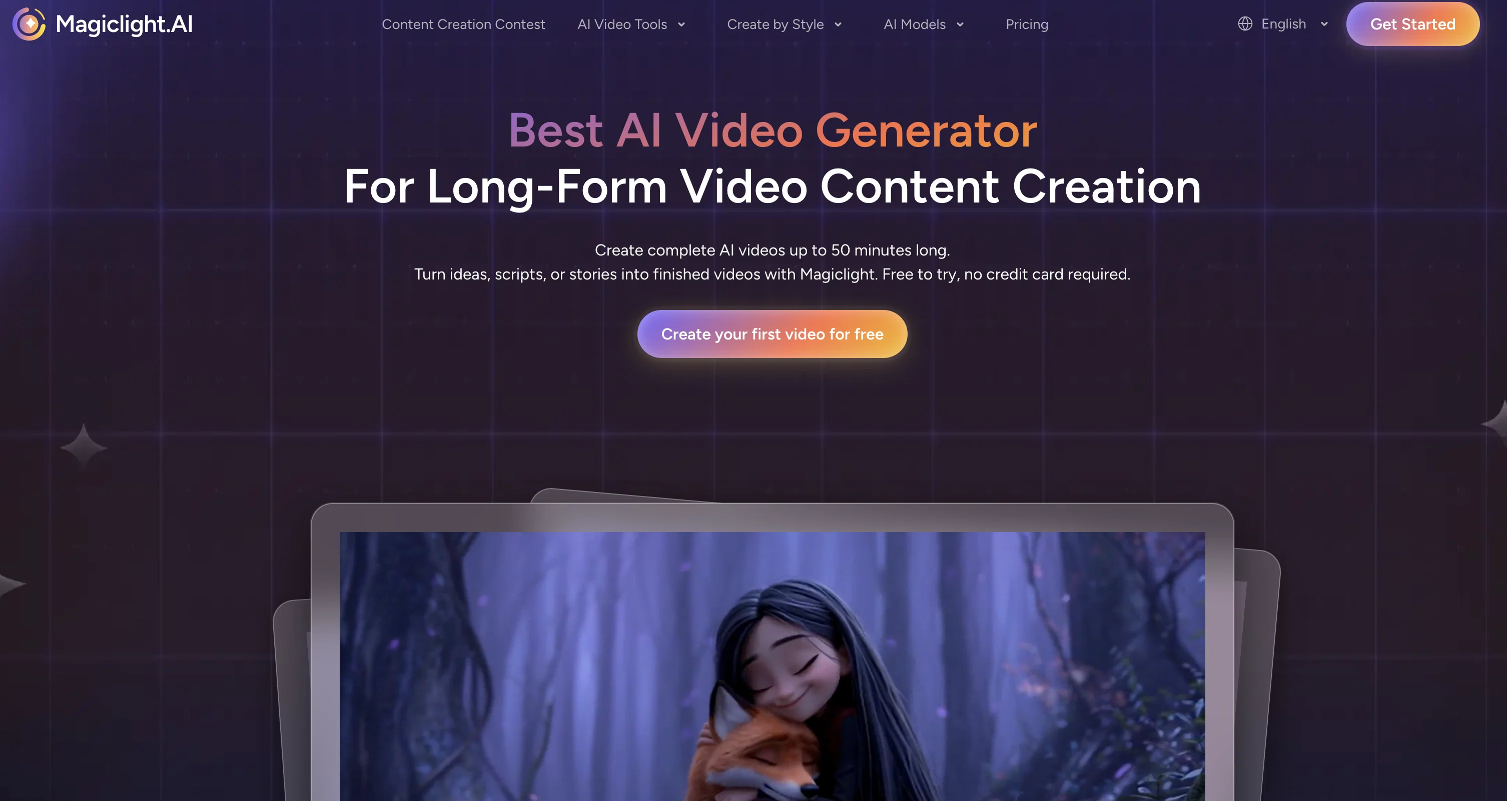 MagicLight website