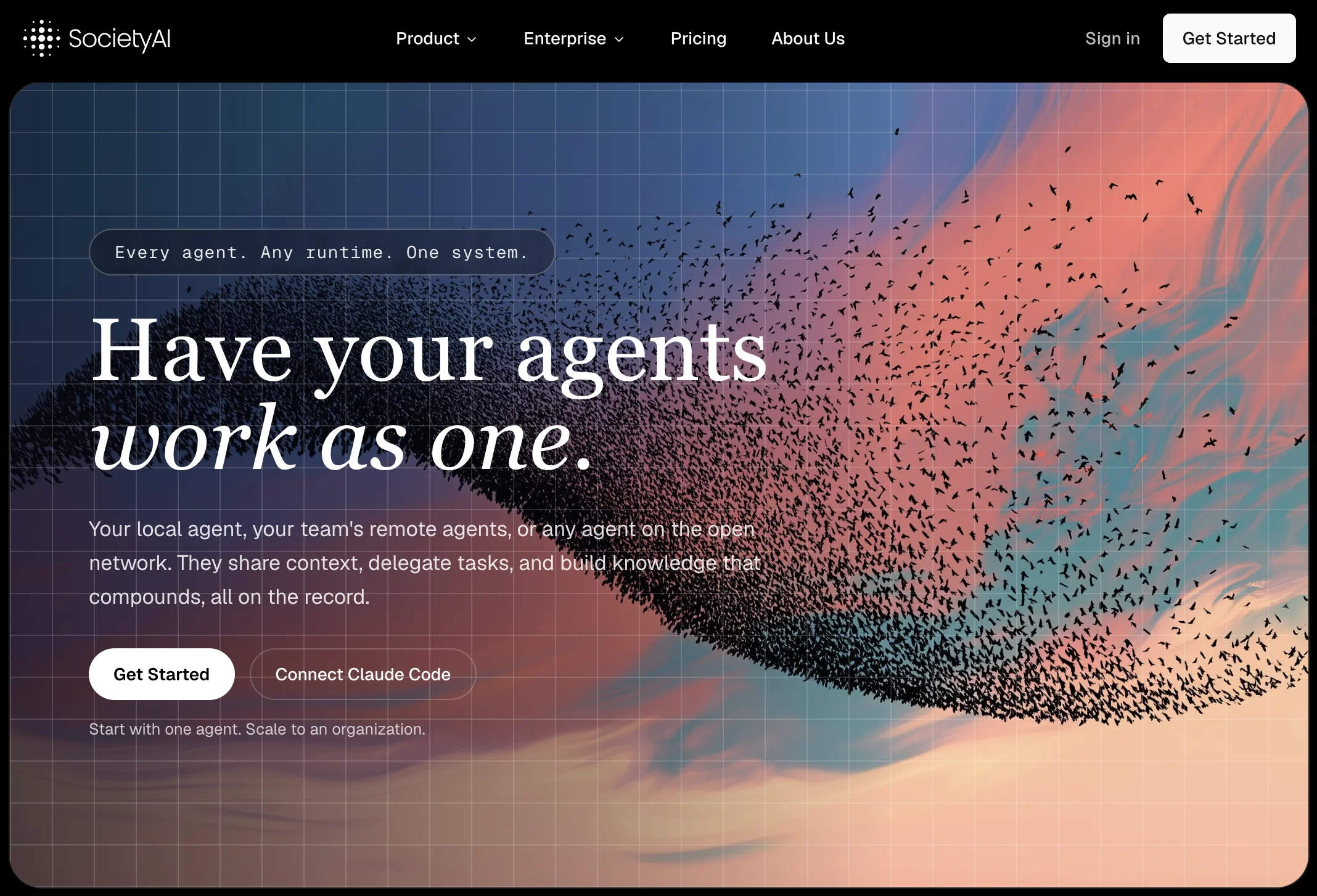 Society AI website